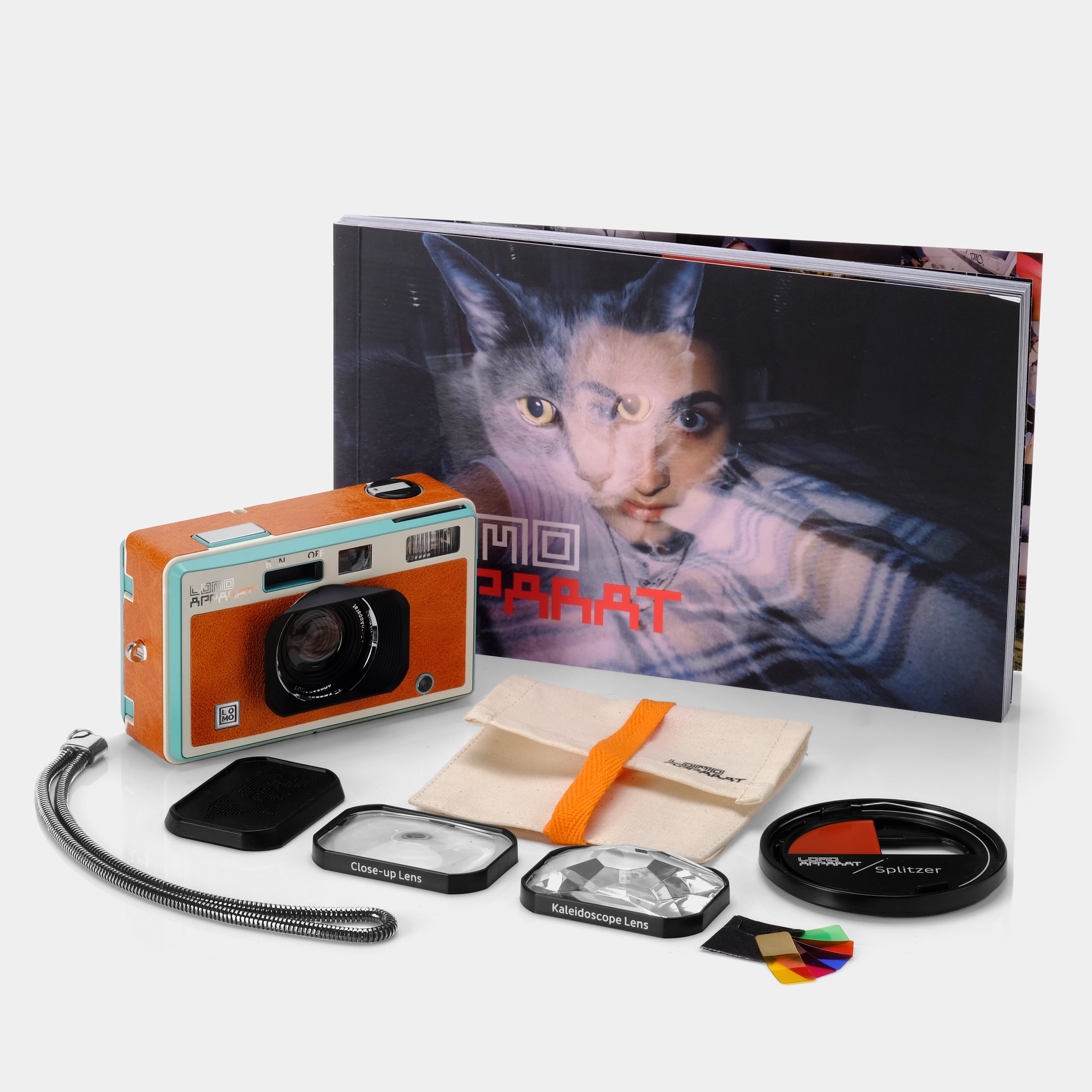 Lomography LomoApparat (Neubau Edition) Wide Angle 35mm Film Camera and Lenses