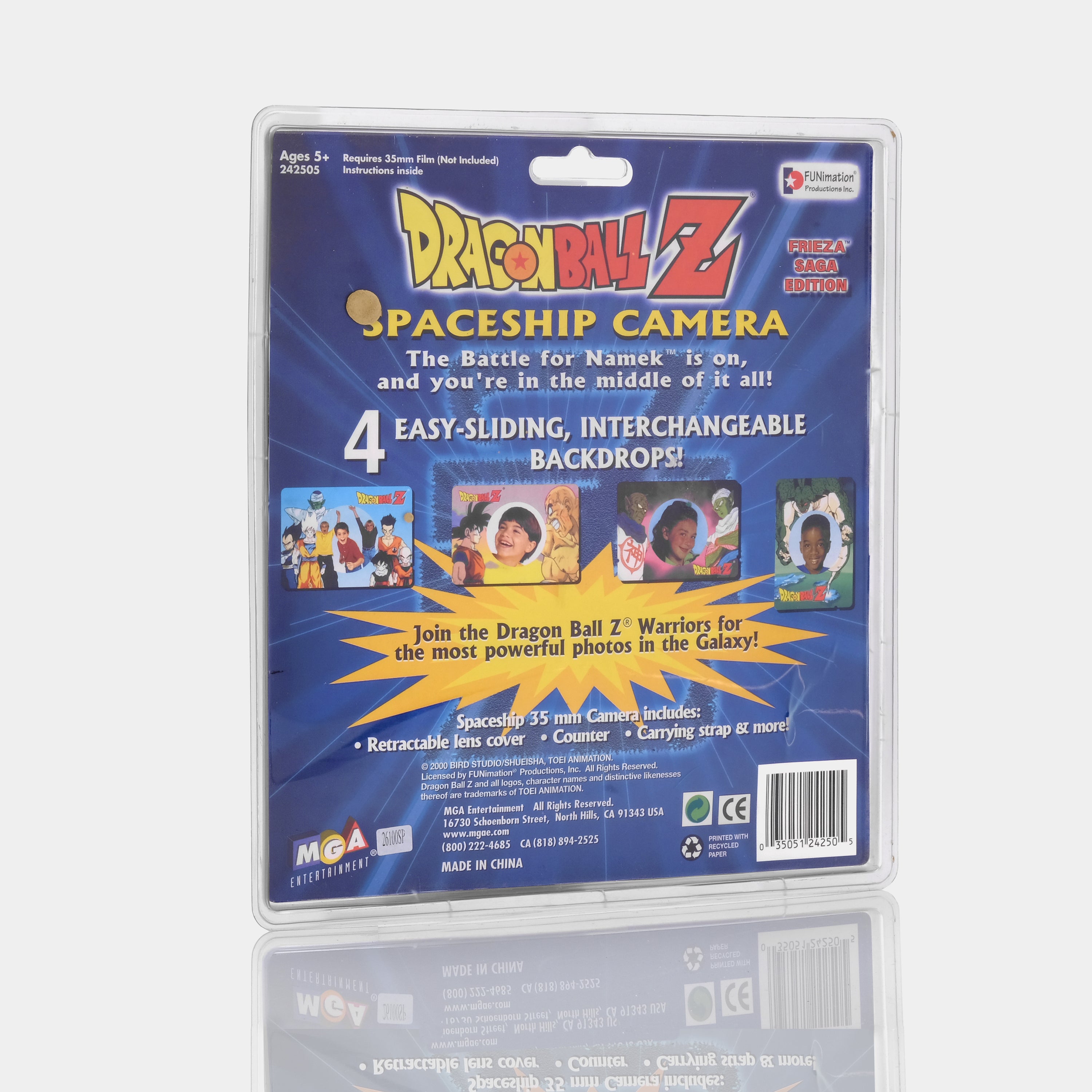 Dragon Ball Z Spaceship 35mm Point and Shoot Film Camera (New Old Stock)