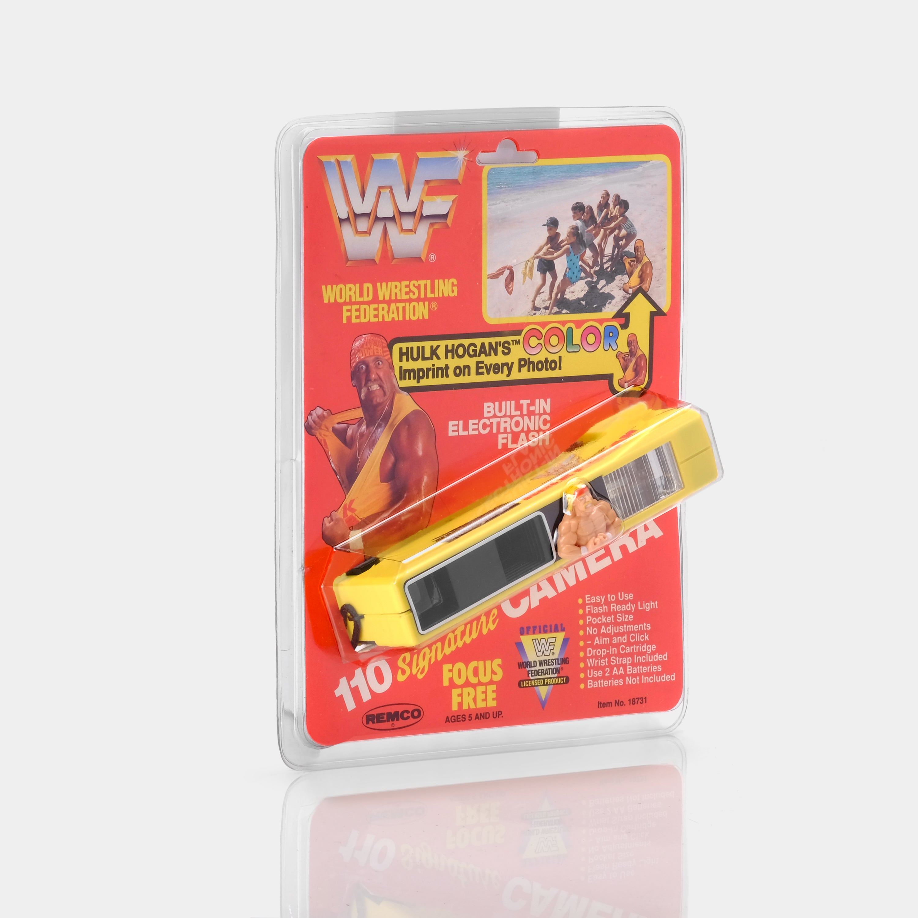 Hulk Hogan WWF 110 Film Camera (New Old Stock)