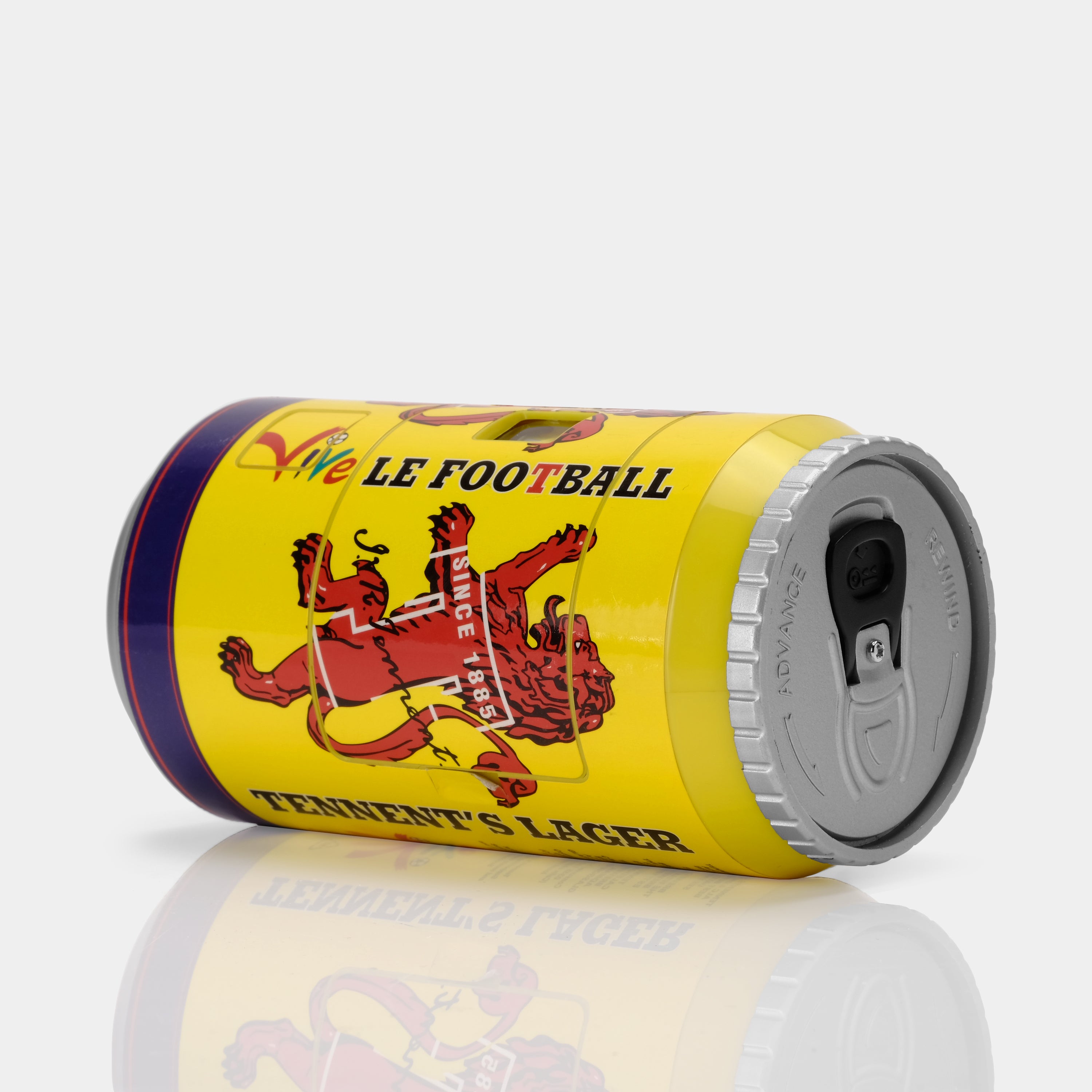 Tennent's Lager Camera In A Can "Vive Le Football" 1998 World Cup 35mm Film Camera