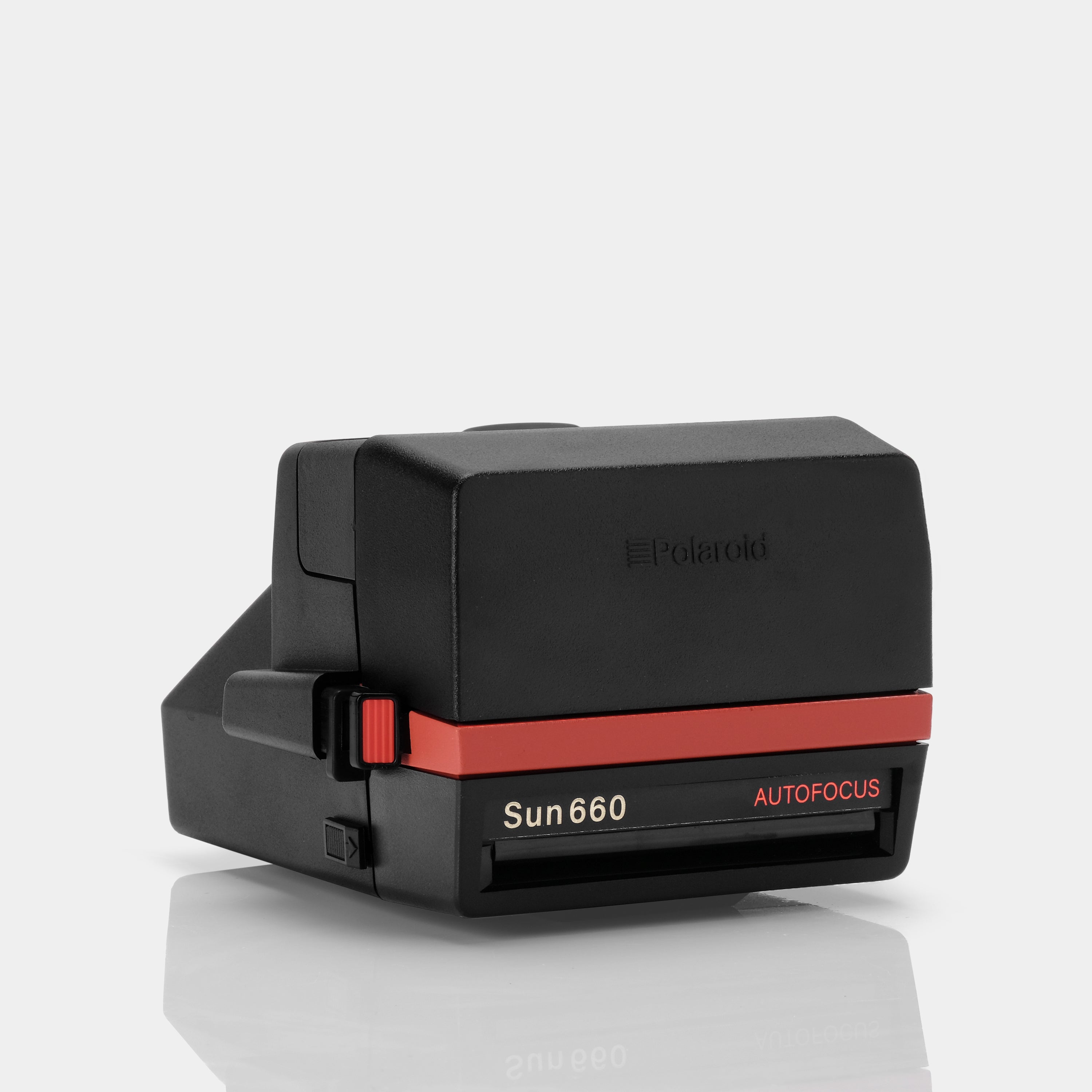 Polaroid 600 Sun660 Autofocus Poppy Instant Film Camera