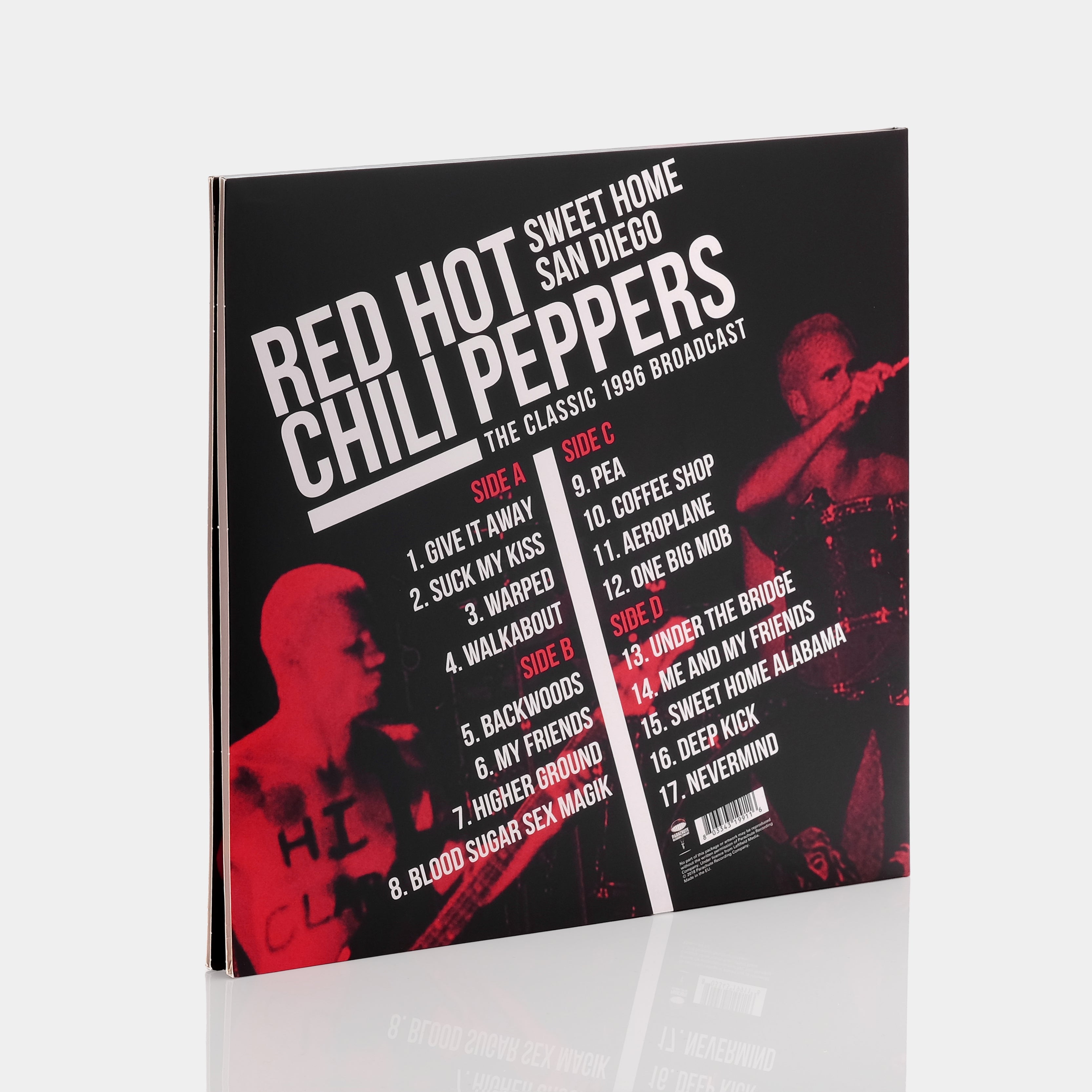 Red Hot Chili Peppers - Sweet Home San Diego 2xLP Translucent Red Vinyl Record