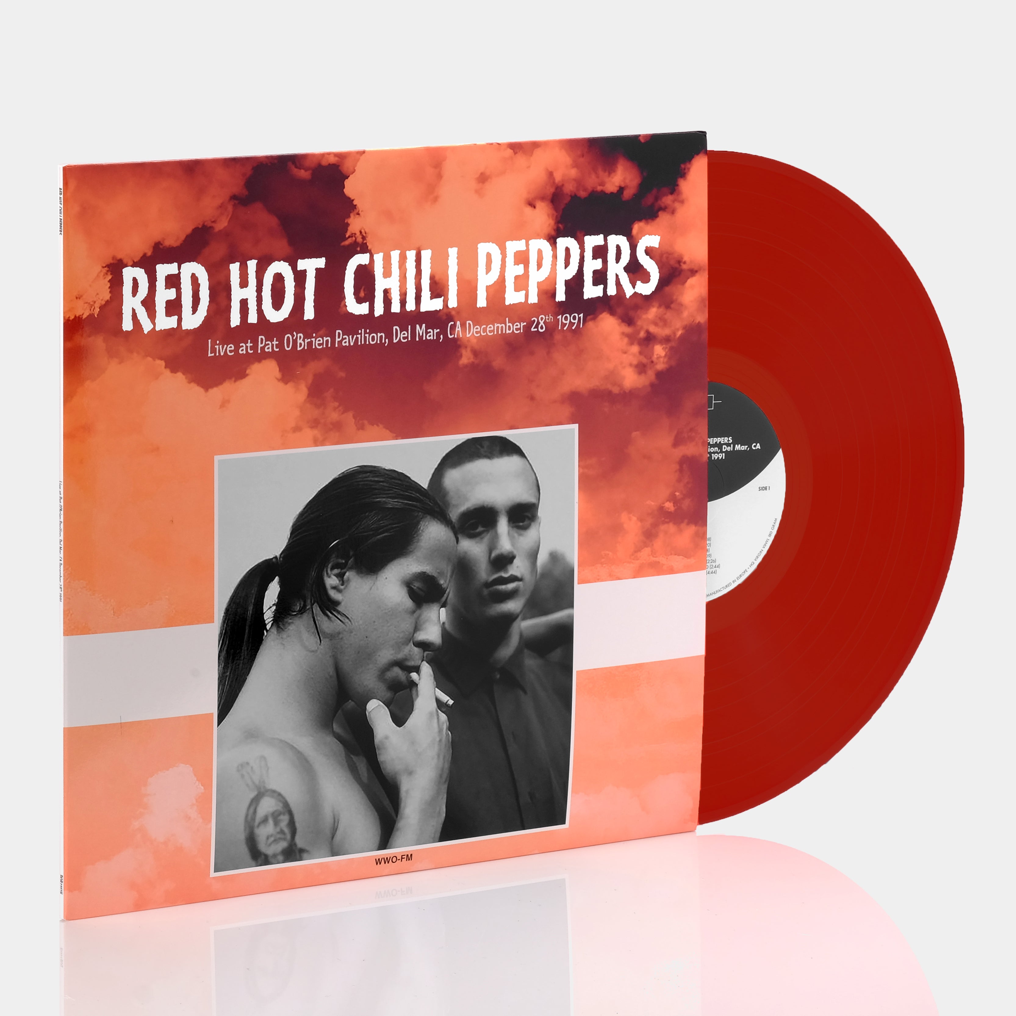 Red Hot Chili Peppers - Live At Pat O'Brien Pavilion, Del Mar, CA December 28th 1991 LP Red Vinyl Record