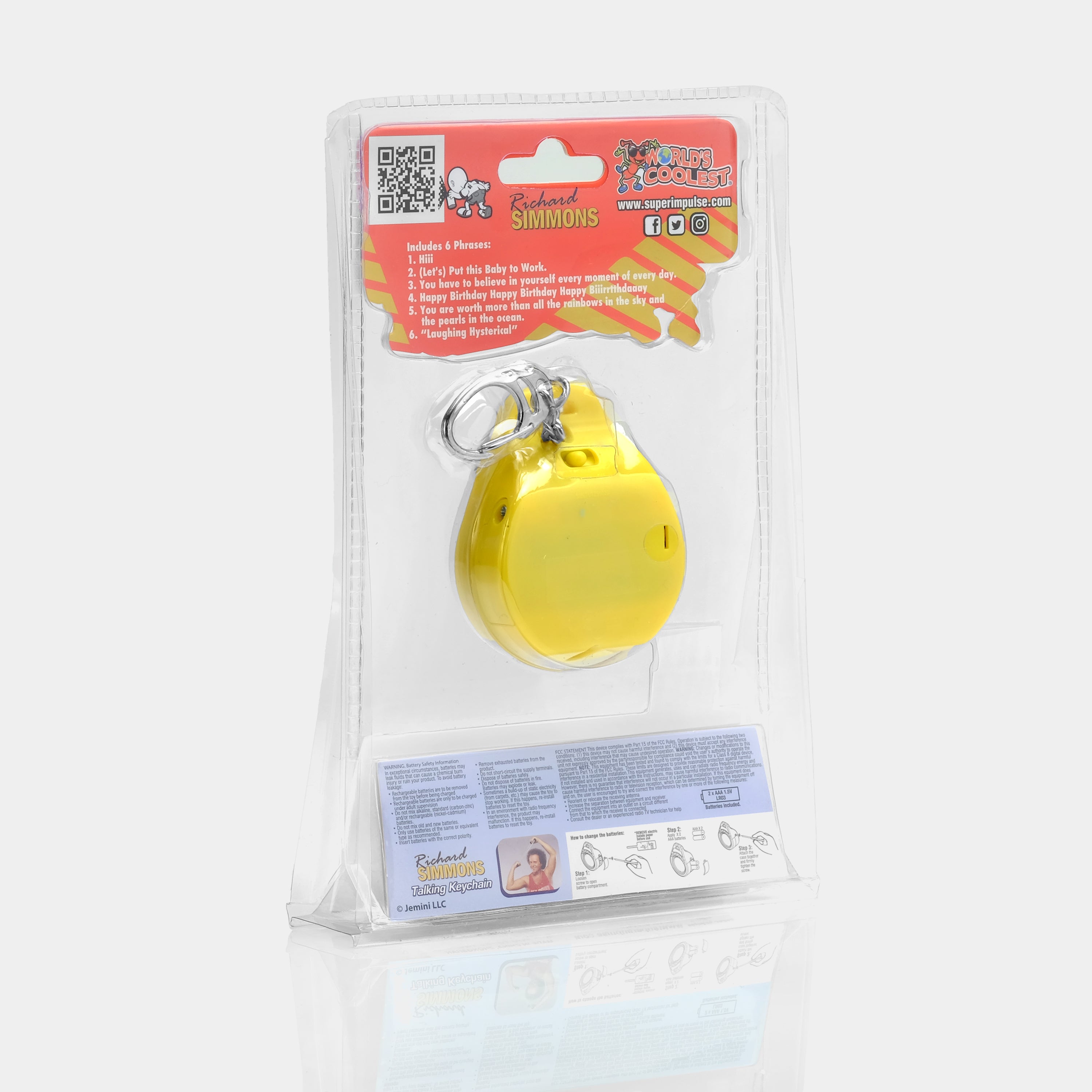 World's Coolest Richard Simmons Talking Keychain