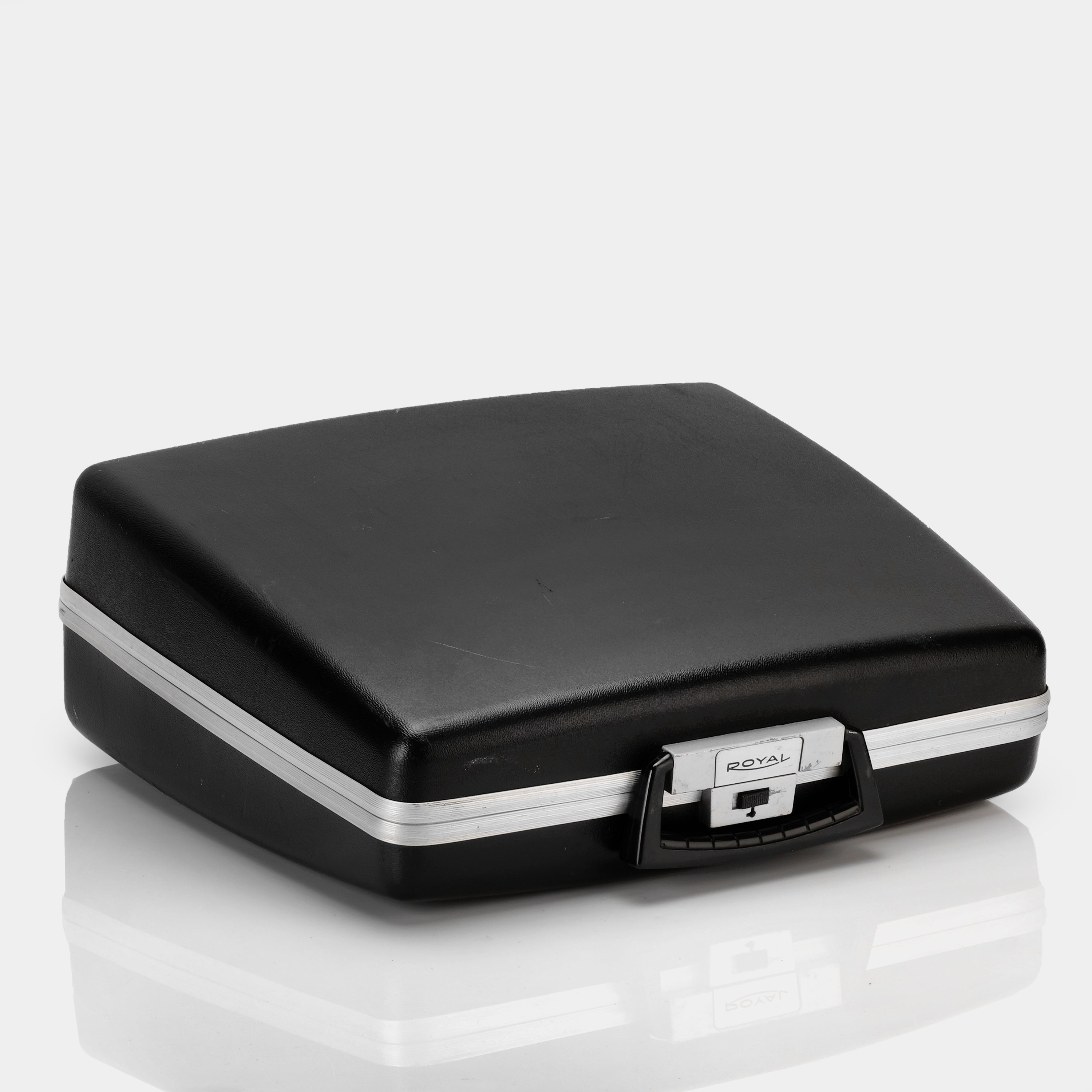 Royal Sahara Blue Manual Typewriter and Case