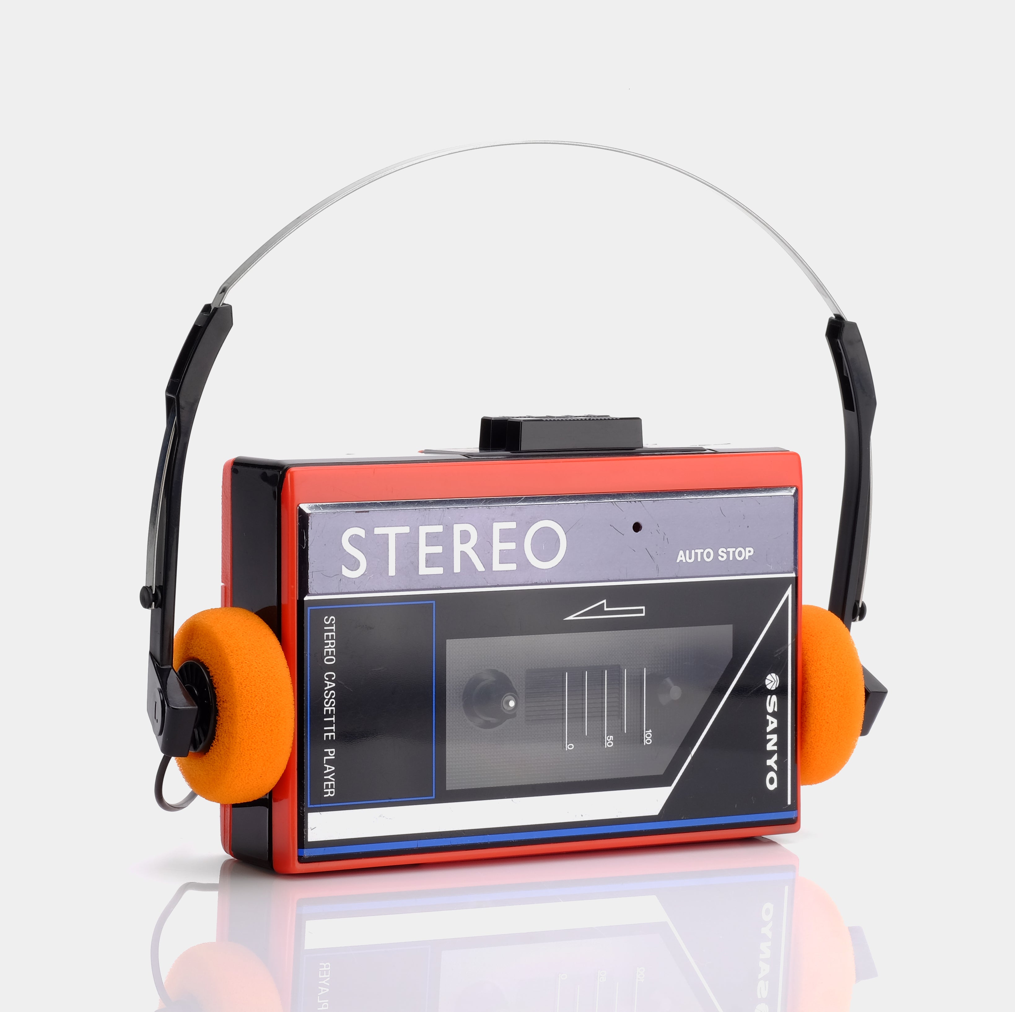 Sanyo MGP9 Red Portable Cassette Player