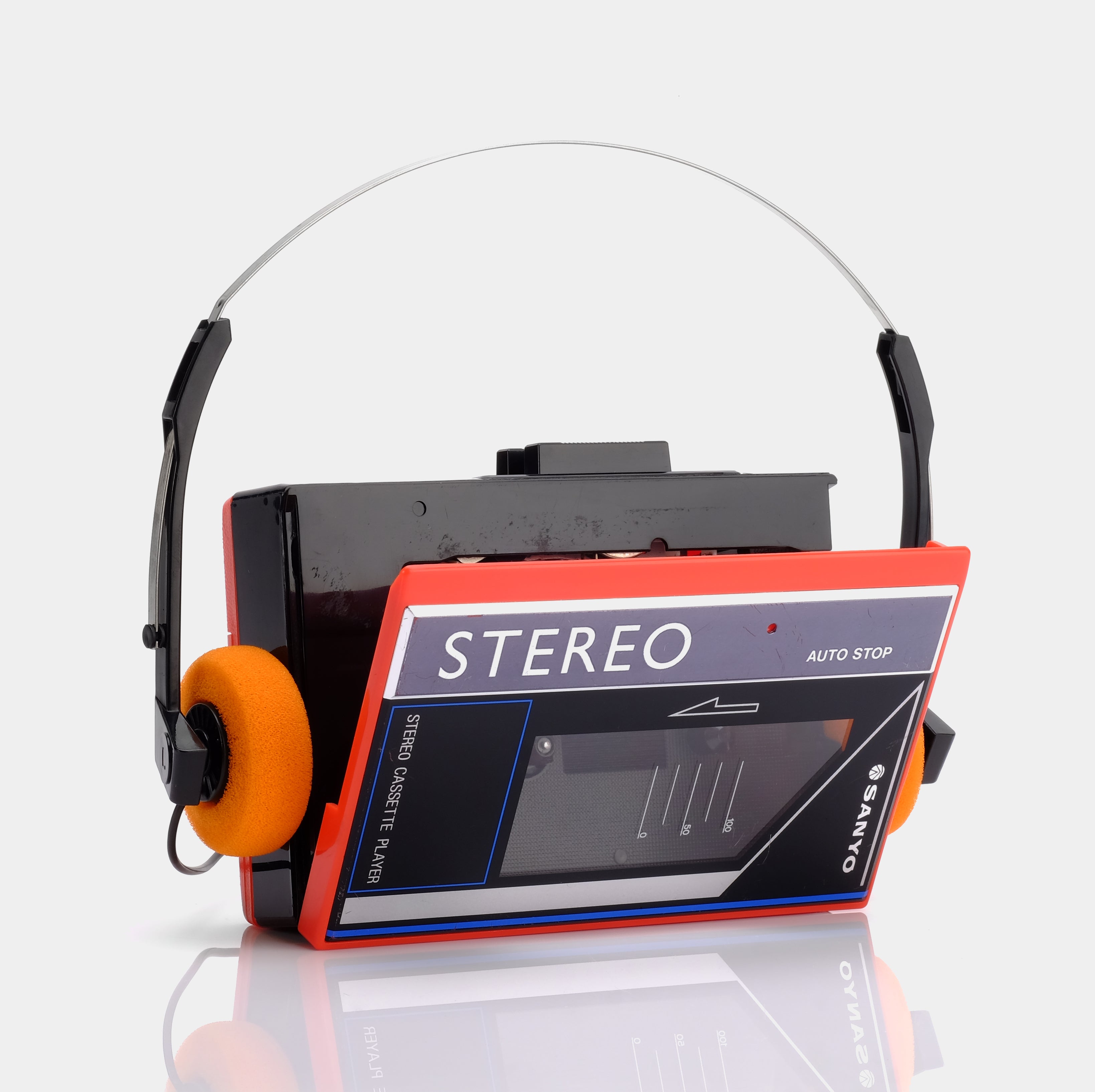 Sanyo MGP9 Red Portable Cassette Player