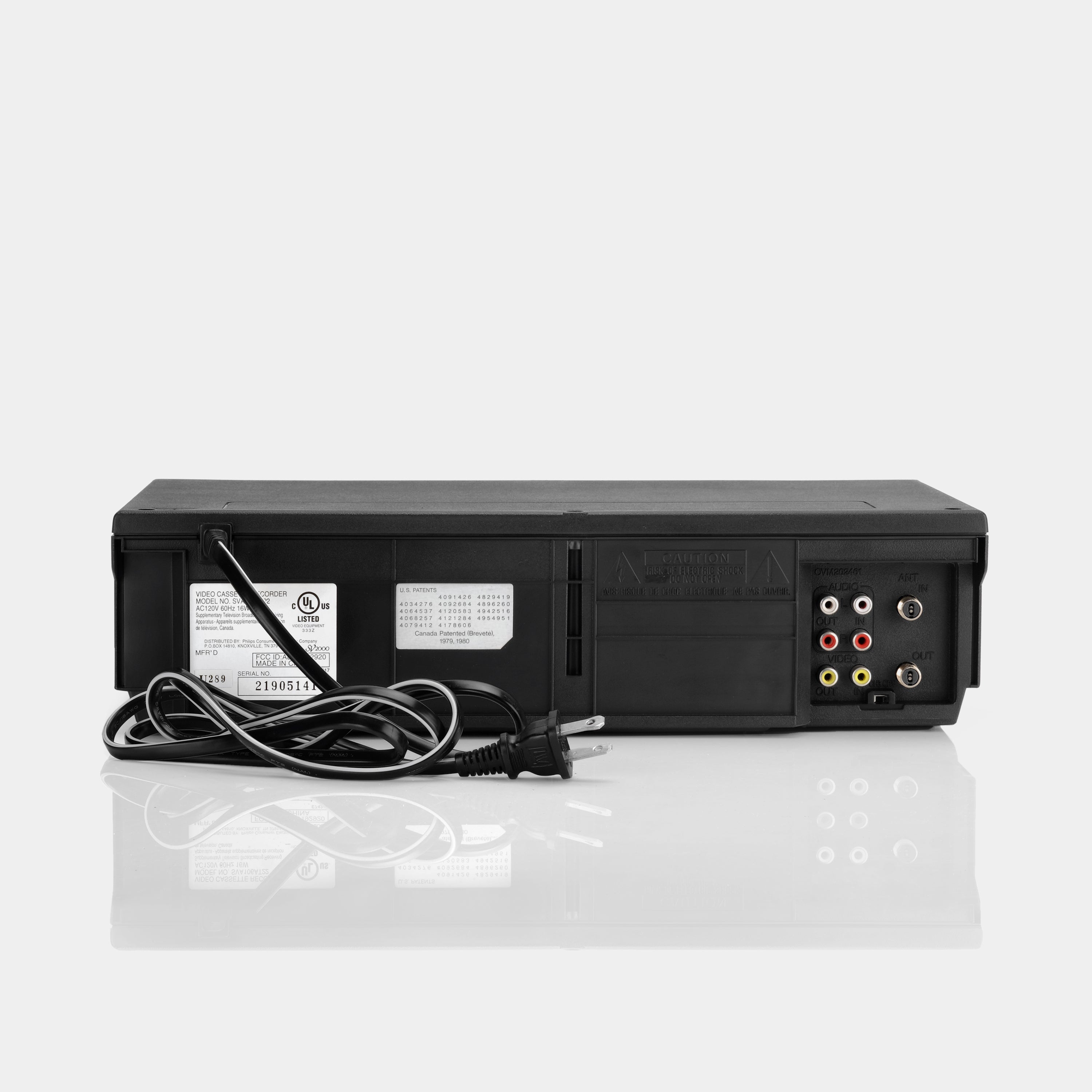 Philips SVA106AT22 VCR VHS Player