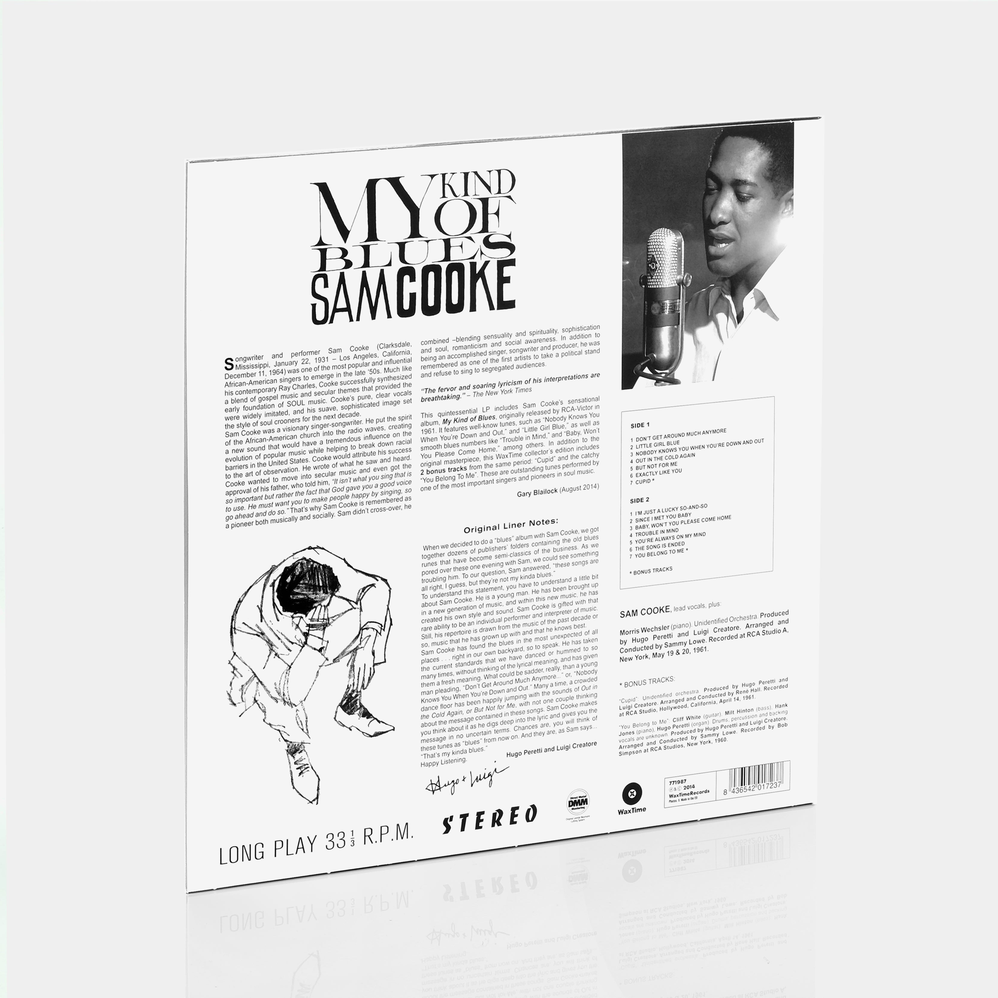 Sam Cooke - My Kind Of Blues LP Vinyl Record