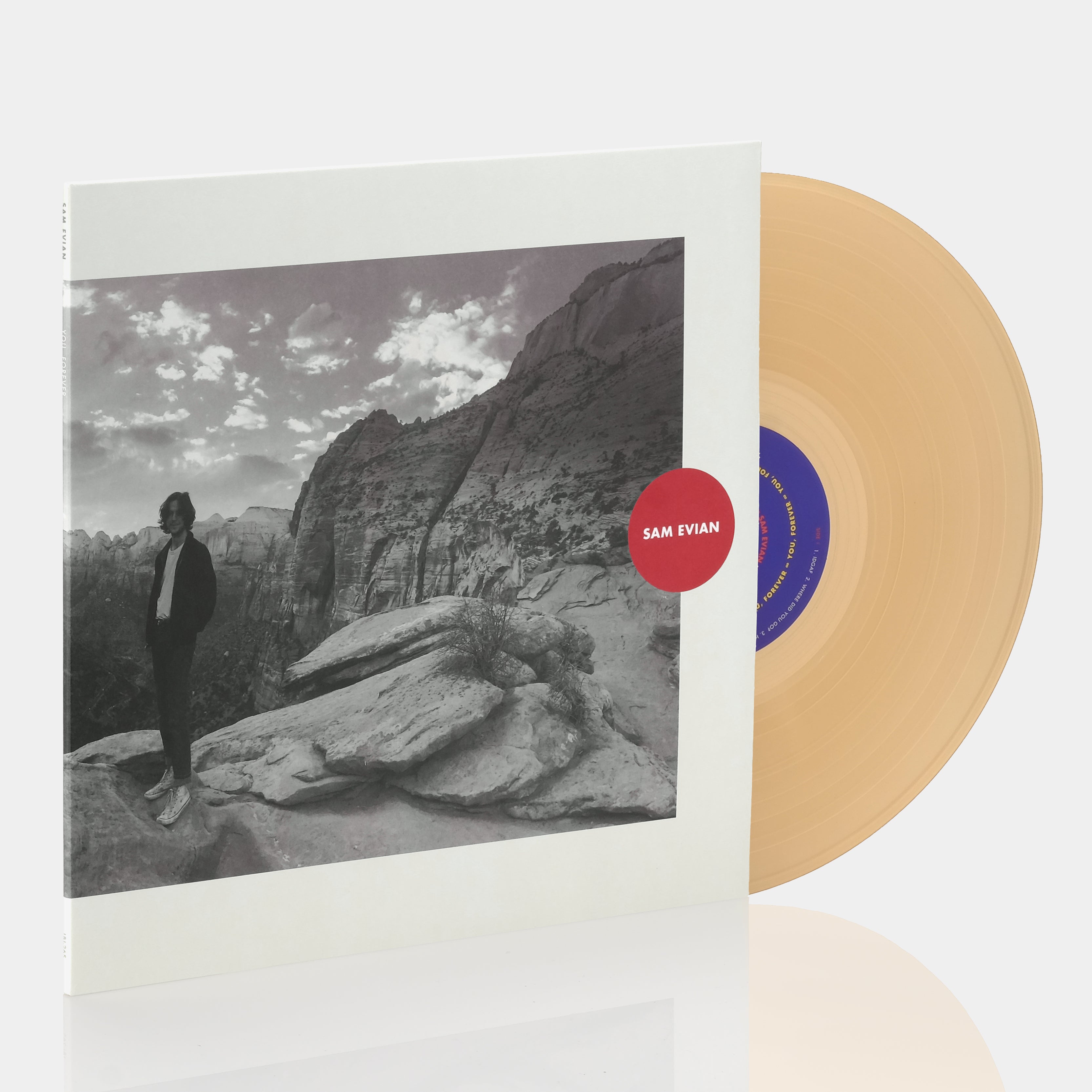 Sam Evian - You, Forever (Indie Exclusive) LP Translucent Sunset Vinyl Record