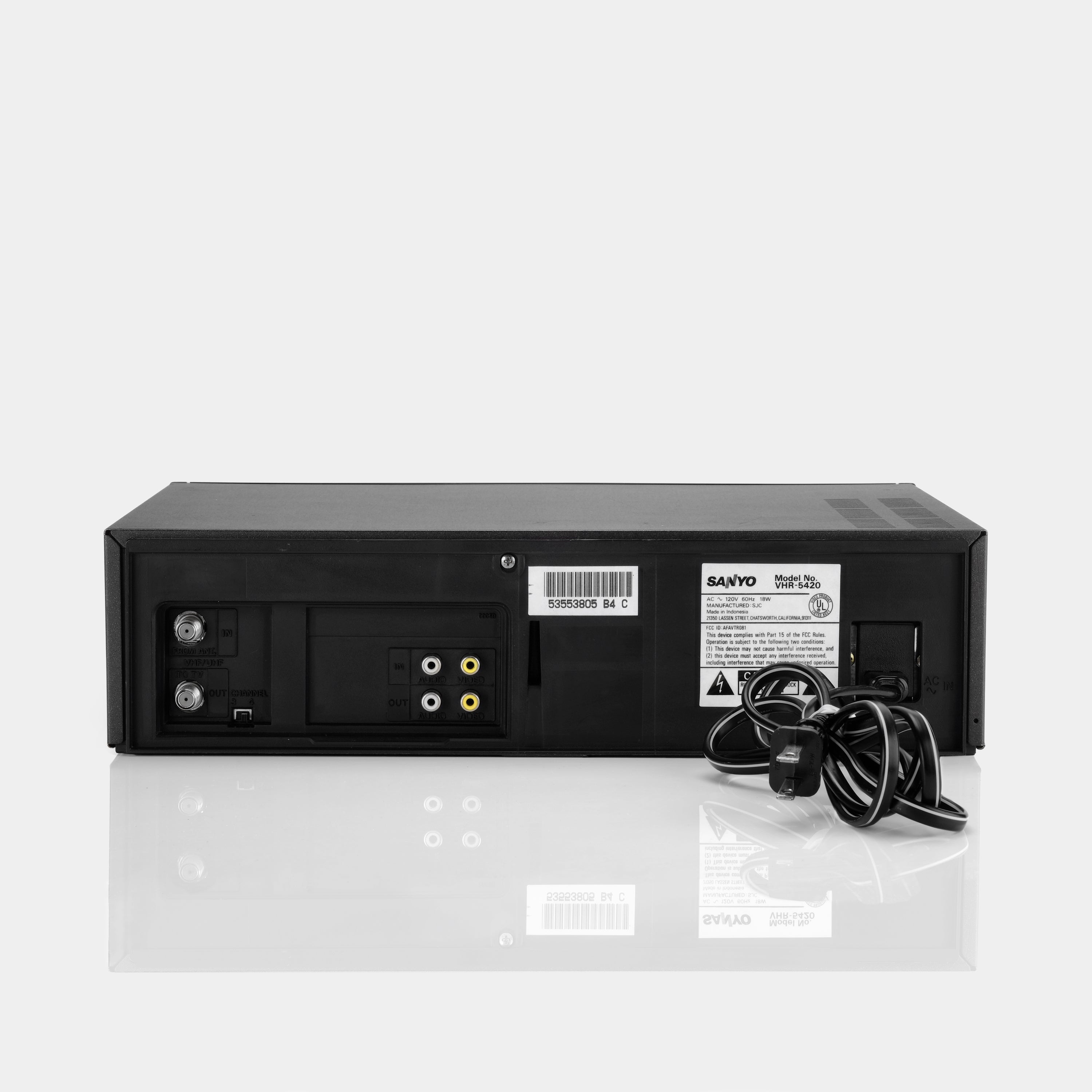 Sanyo VHR-5420 VCR VHS Player