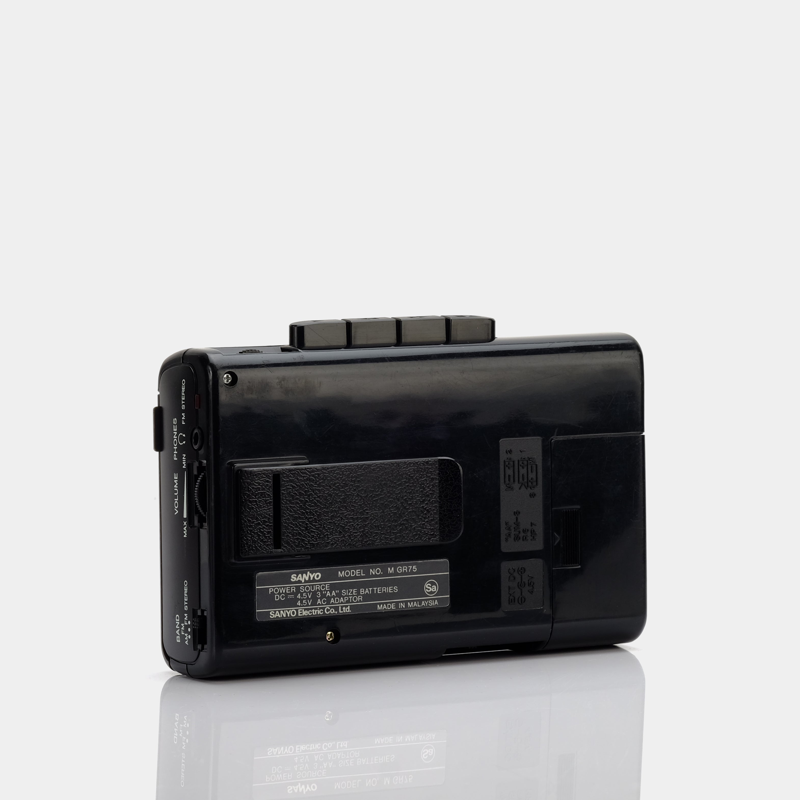 Sanyo MGR75 Stereo AM/FM Portable Cassette Player