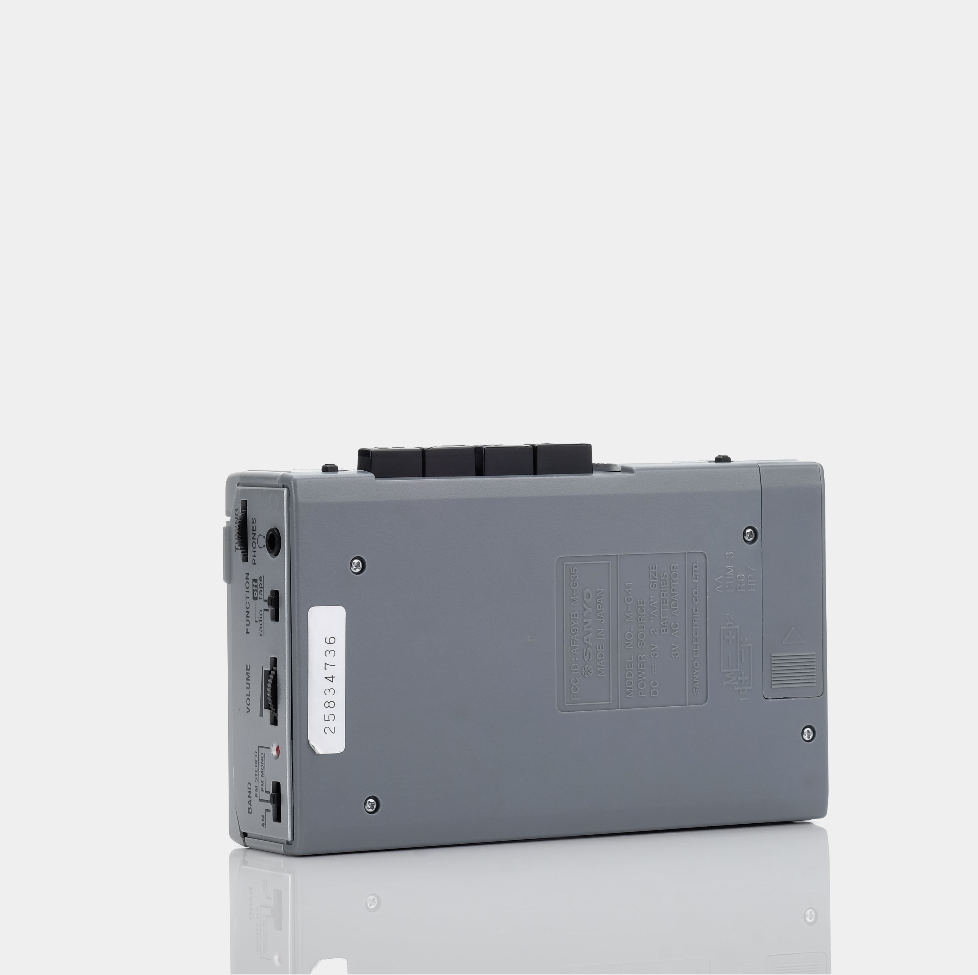 Sanyo Stereo M-G41 AM/FM Portable Cassette Player