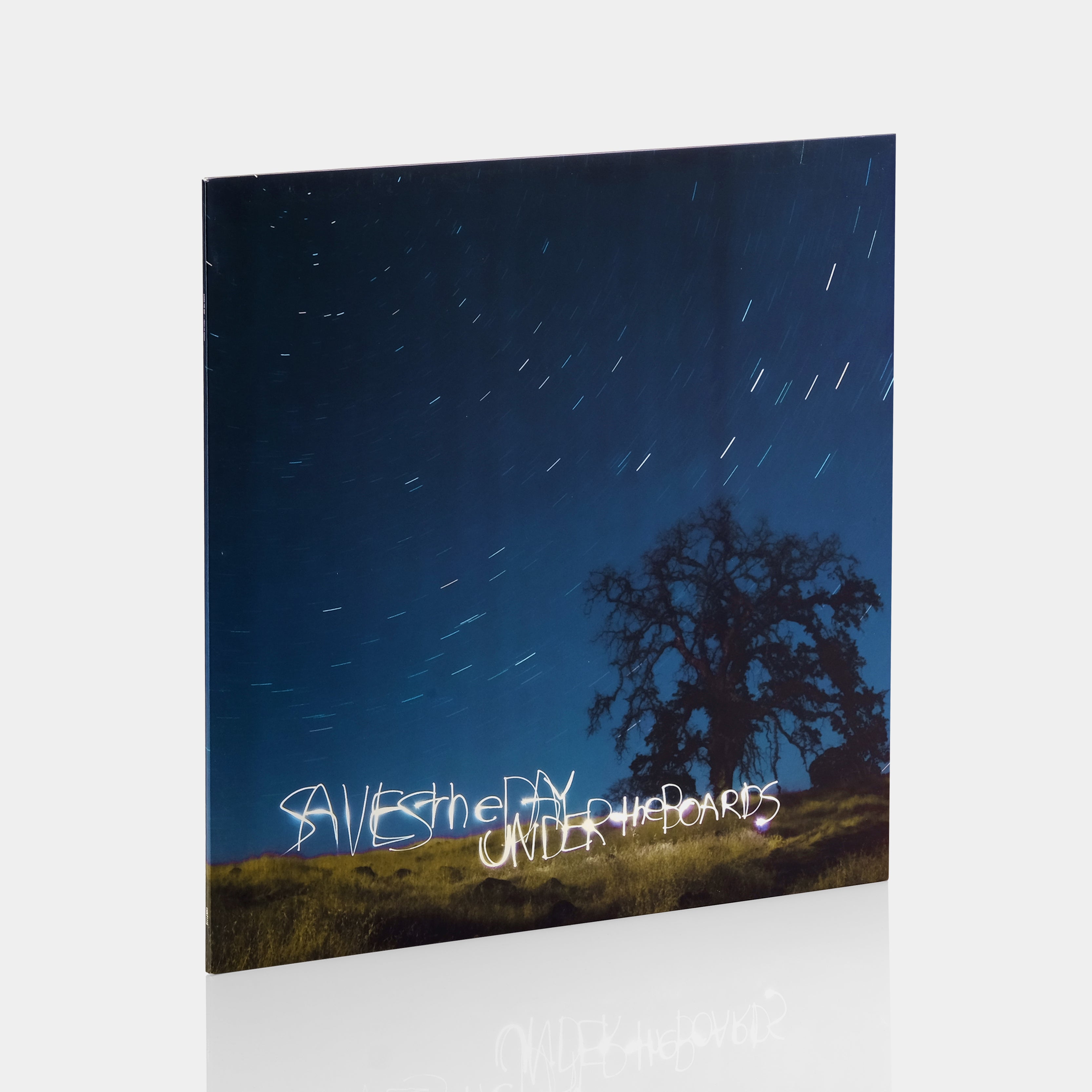 Saves The Day - Under The Boards LP Red Marble Vinyl Record