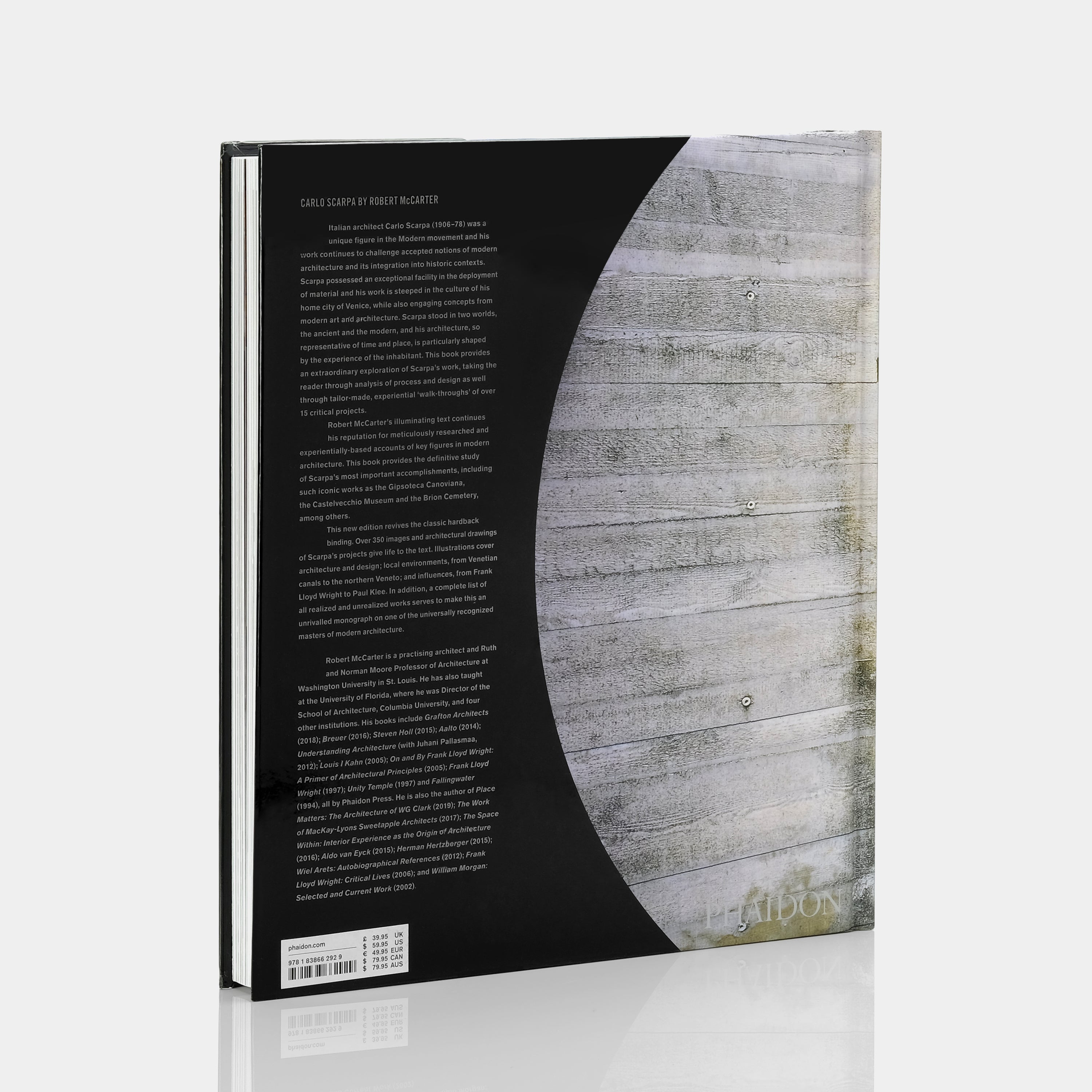 Carlo Scarpa by Robert McCarter Phaidon Book