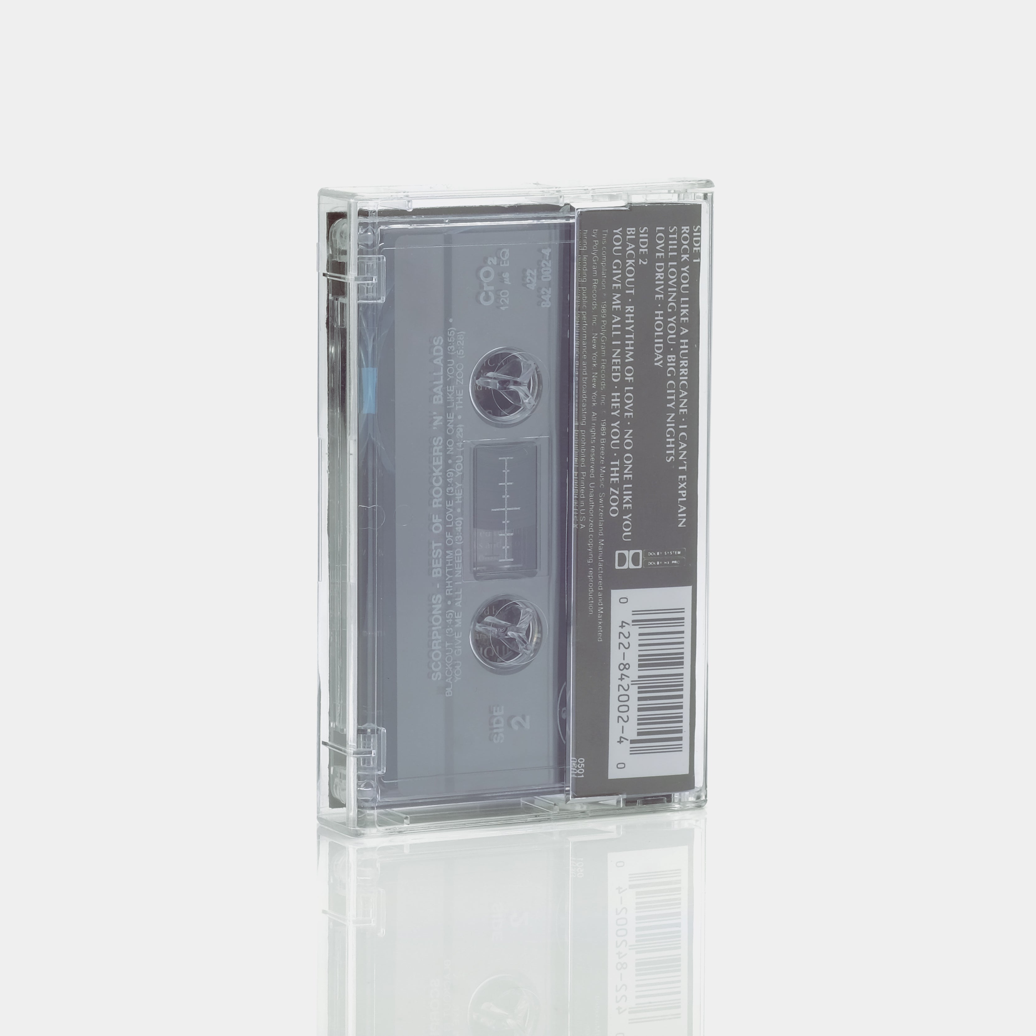 Scorpions - Best Of Rockers 'N' Ballads Cassette Tape