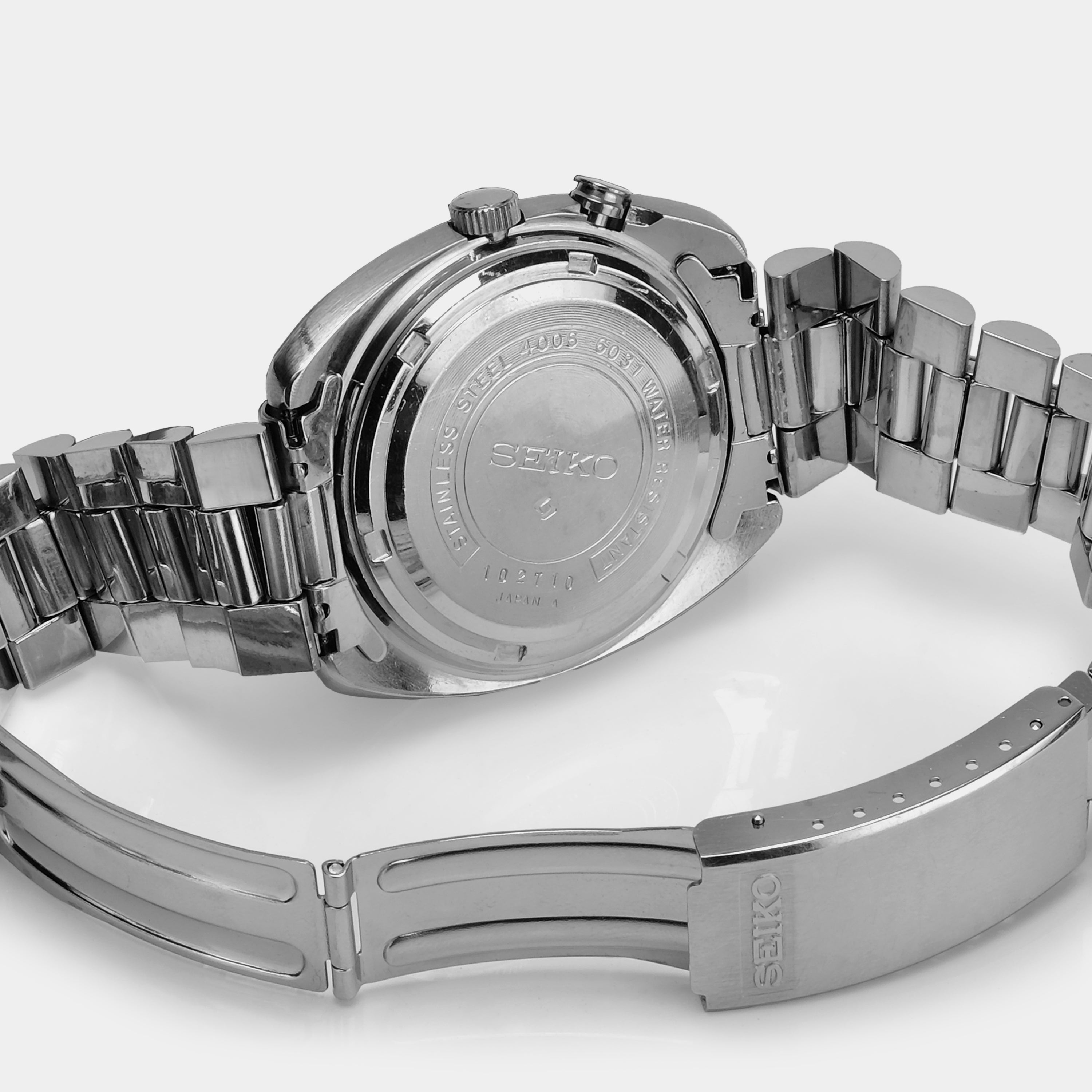 Seiko Bell-Matic Alarm Ref. 4006-6031 Grey Sunburst Dial 1971 Wristwatch