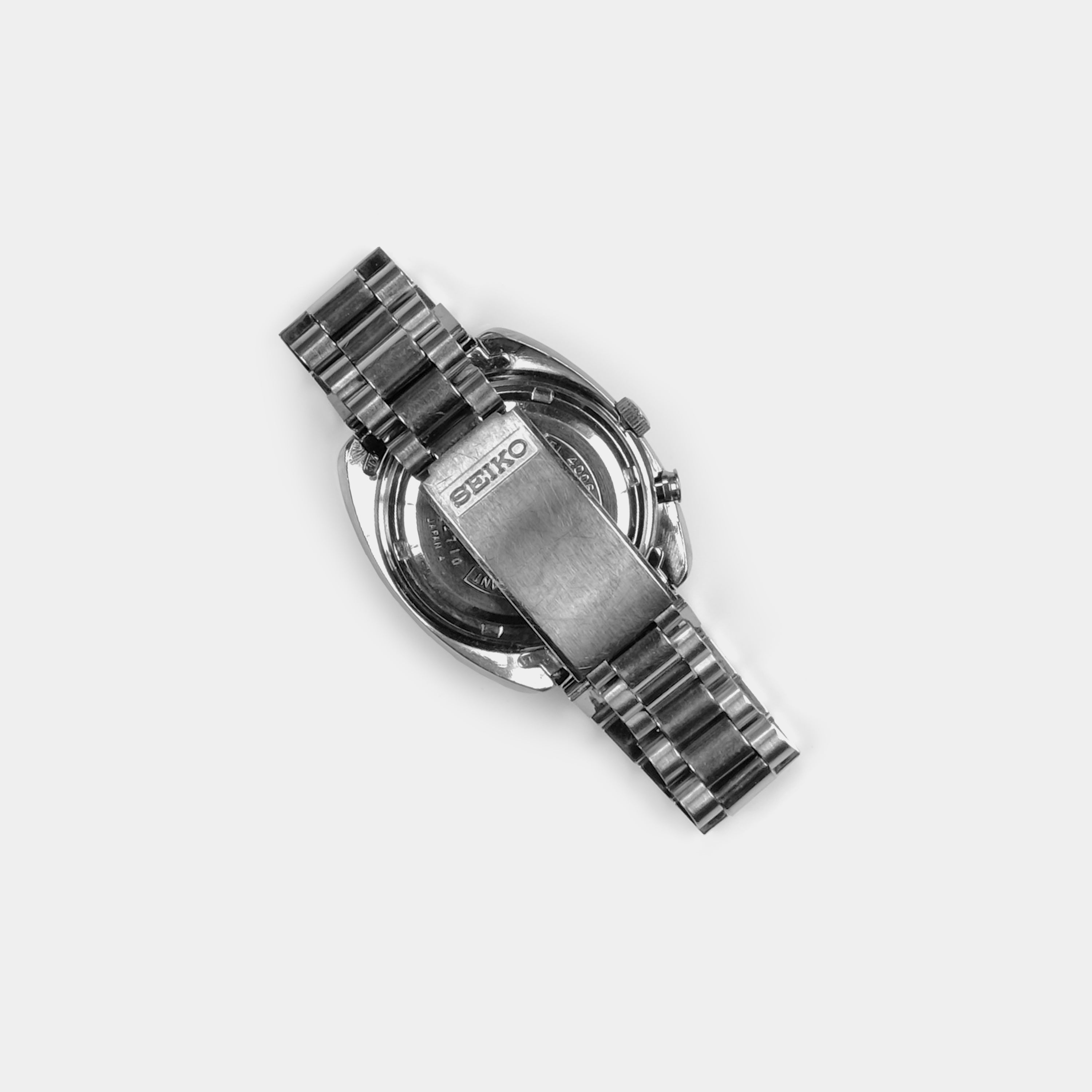 Seiko Bell-Matic Alarm Ref. 4006-6031 Grey Sunburst Dial 1971 Wristwatch