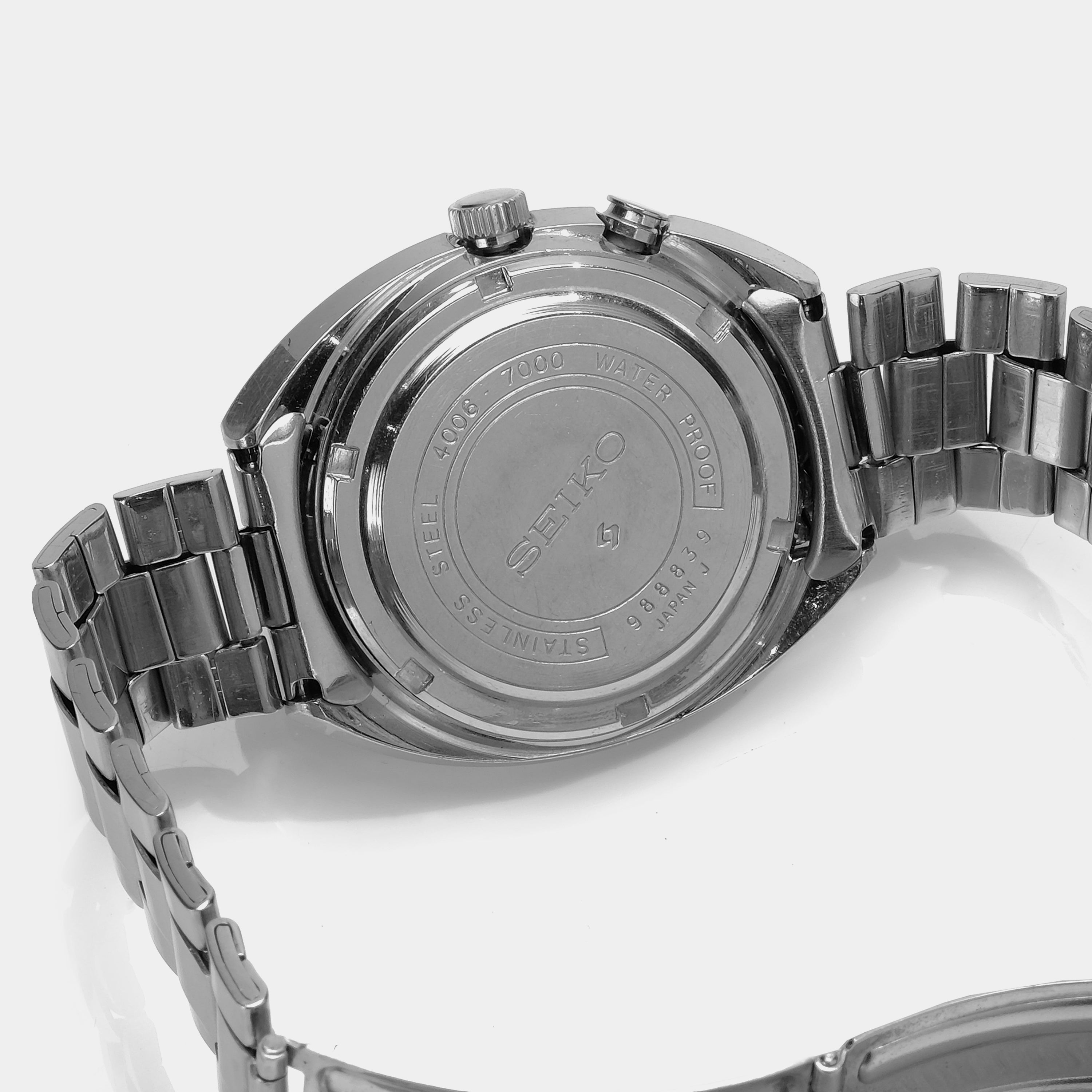 Seiko Bell-Matic Alarm Ref. 4006-7000 Brushed Grey Dial Circa 1969 Wristwatch