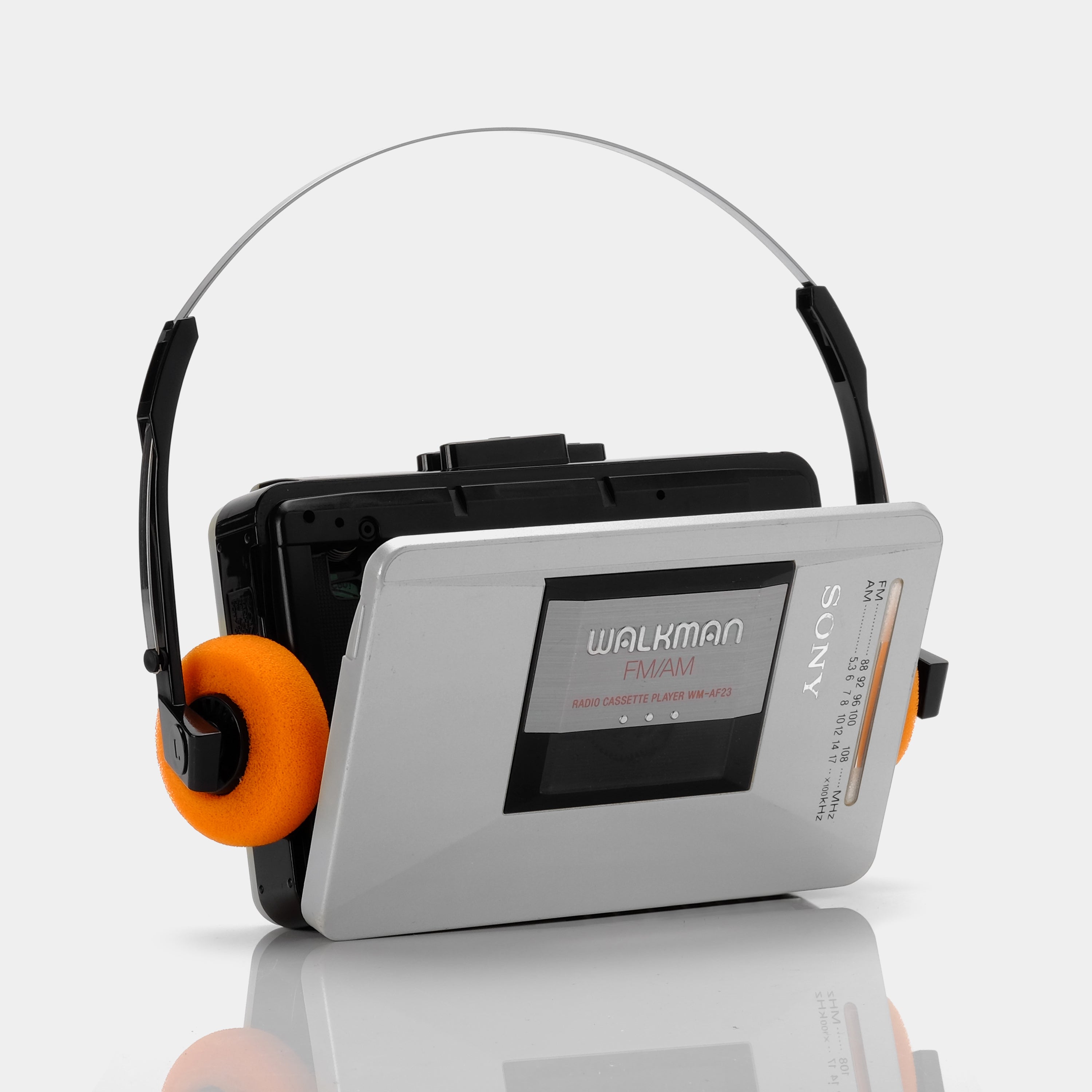 Sony Walkman WM-AF23/BF23 AM/FM Silver Portable Cassette Player