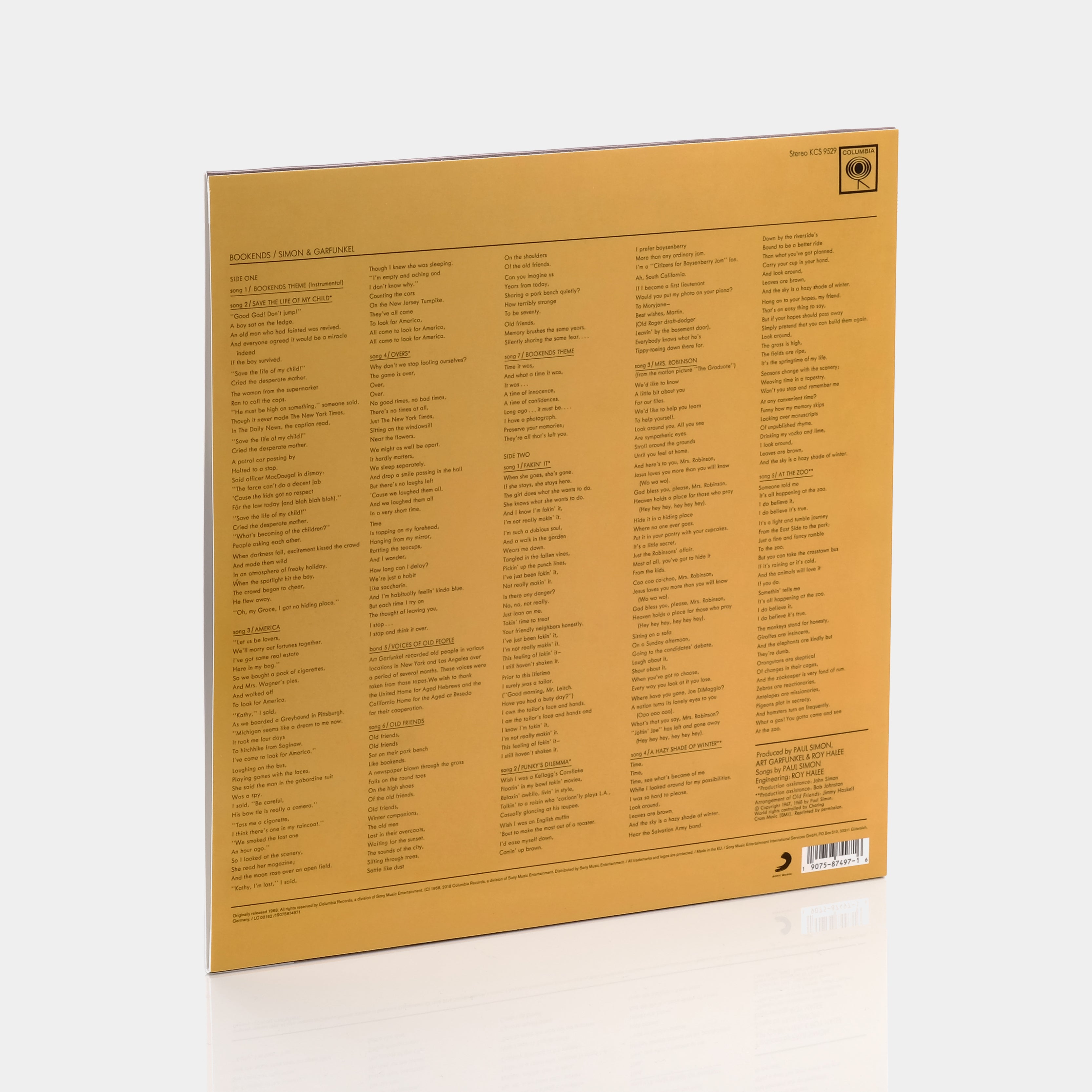 Simon & Garfunkel - Bookends LP Vinyl Record