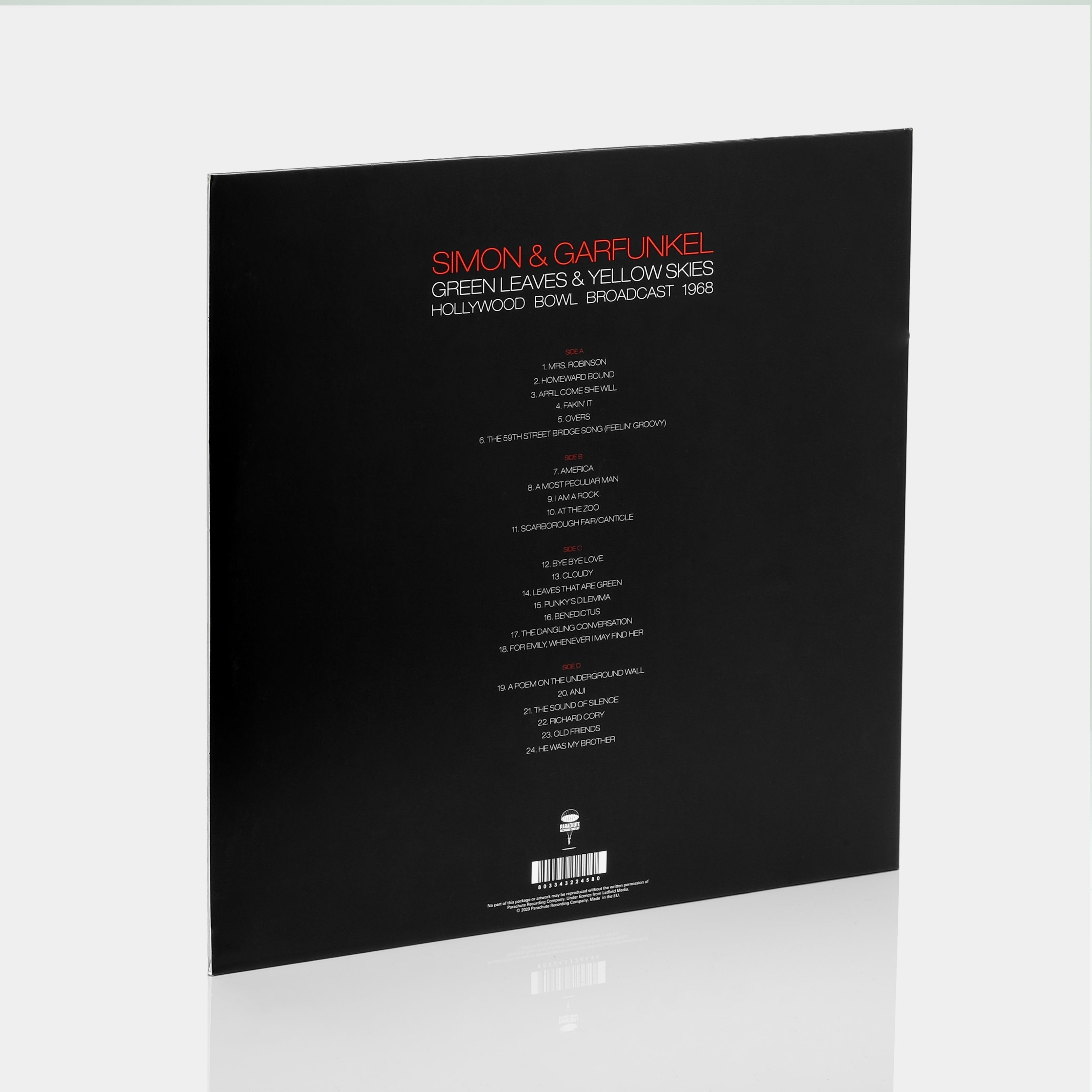 Simon & Garfunkel - Green Leaves & Yellow Skies Hollywood Bowl Broadcast 1968 2xLP Vinyl Record