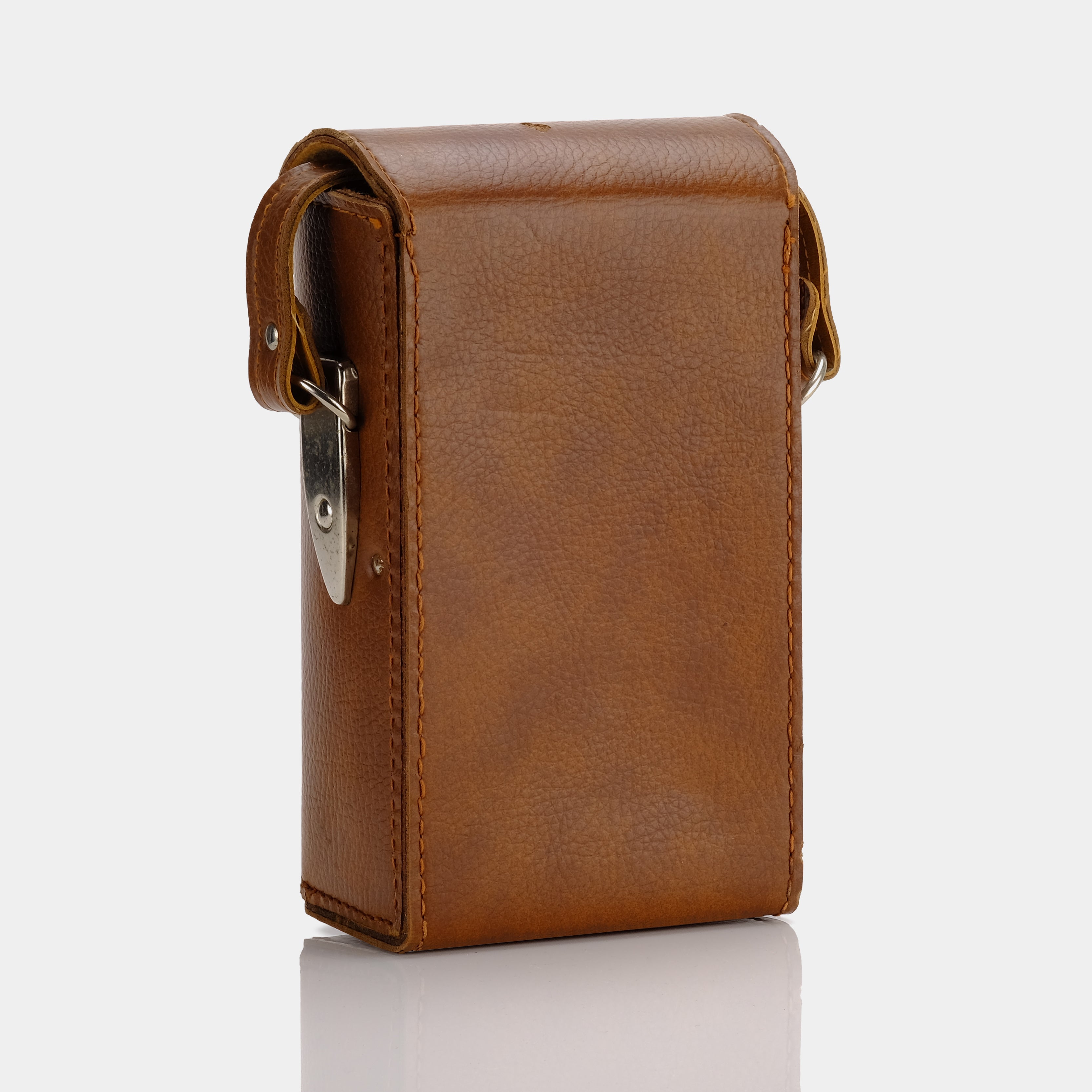 Brown Leather Folding Camera Case