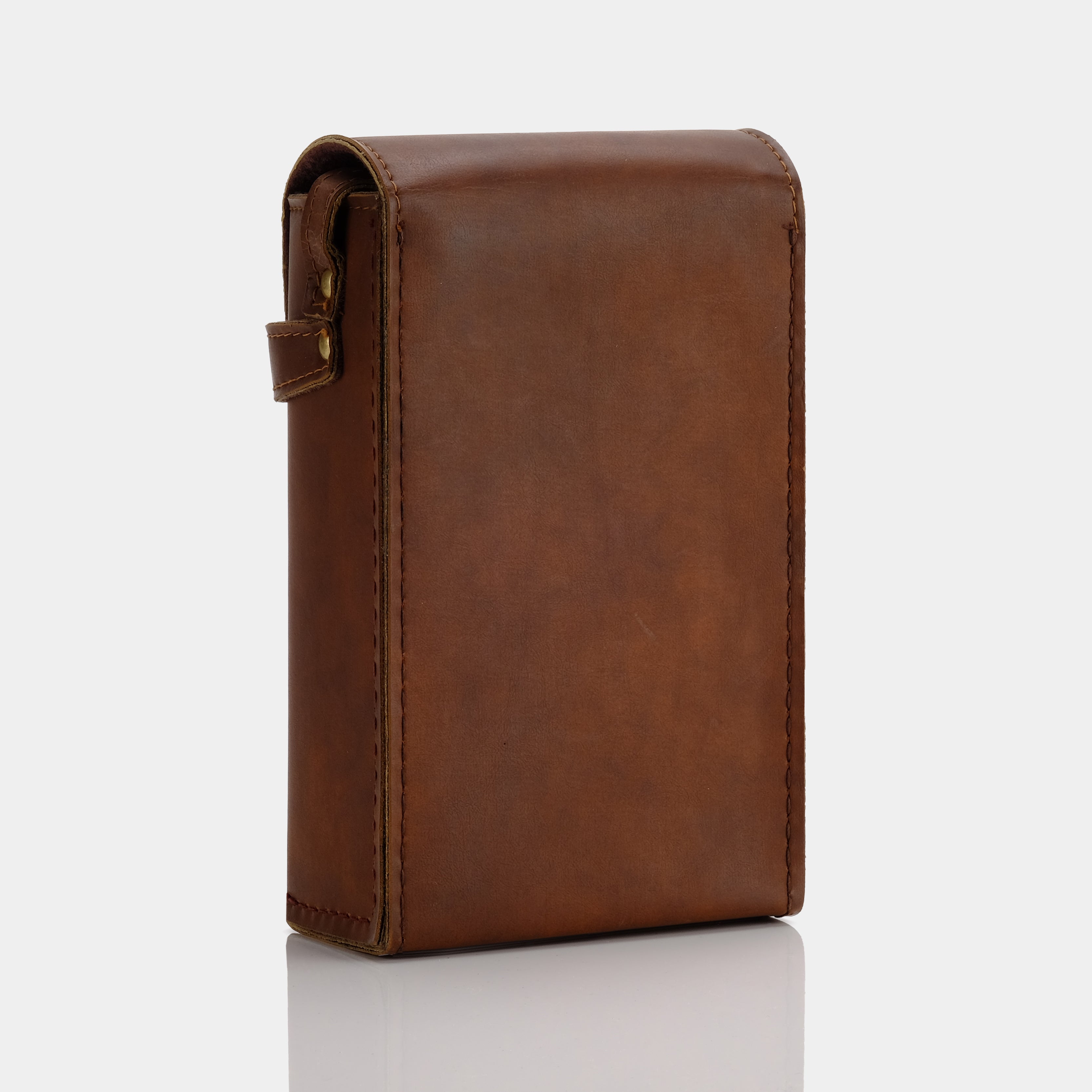Dark Brown Leather Folding Camera Case