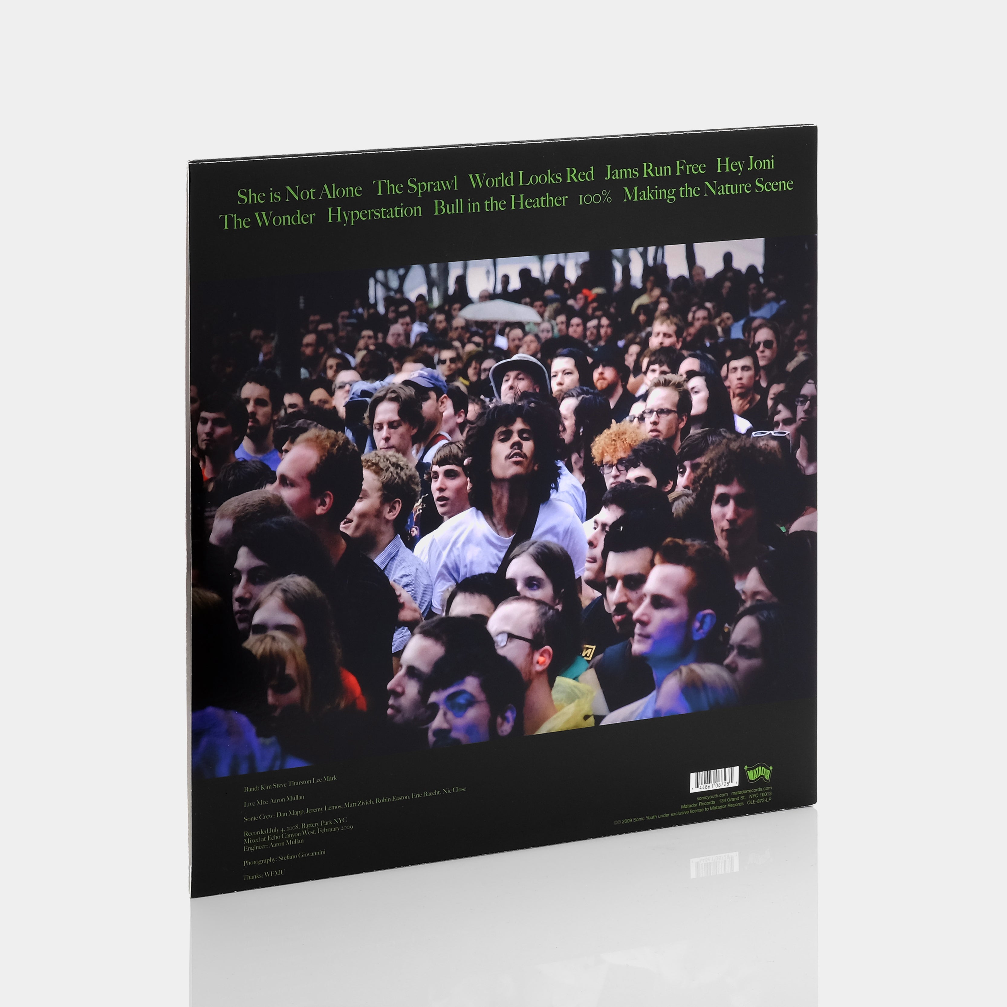 Sonic Youth - Battery Park, NYC July 4th 2008 LP Vinyl Record