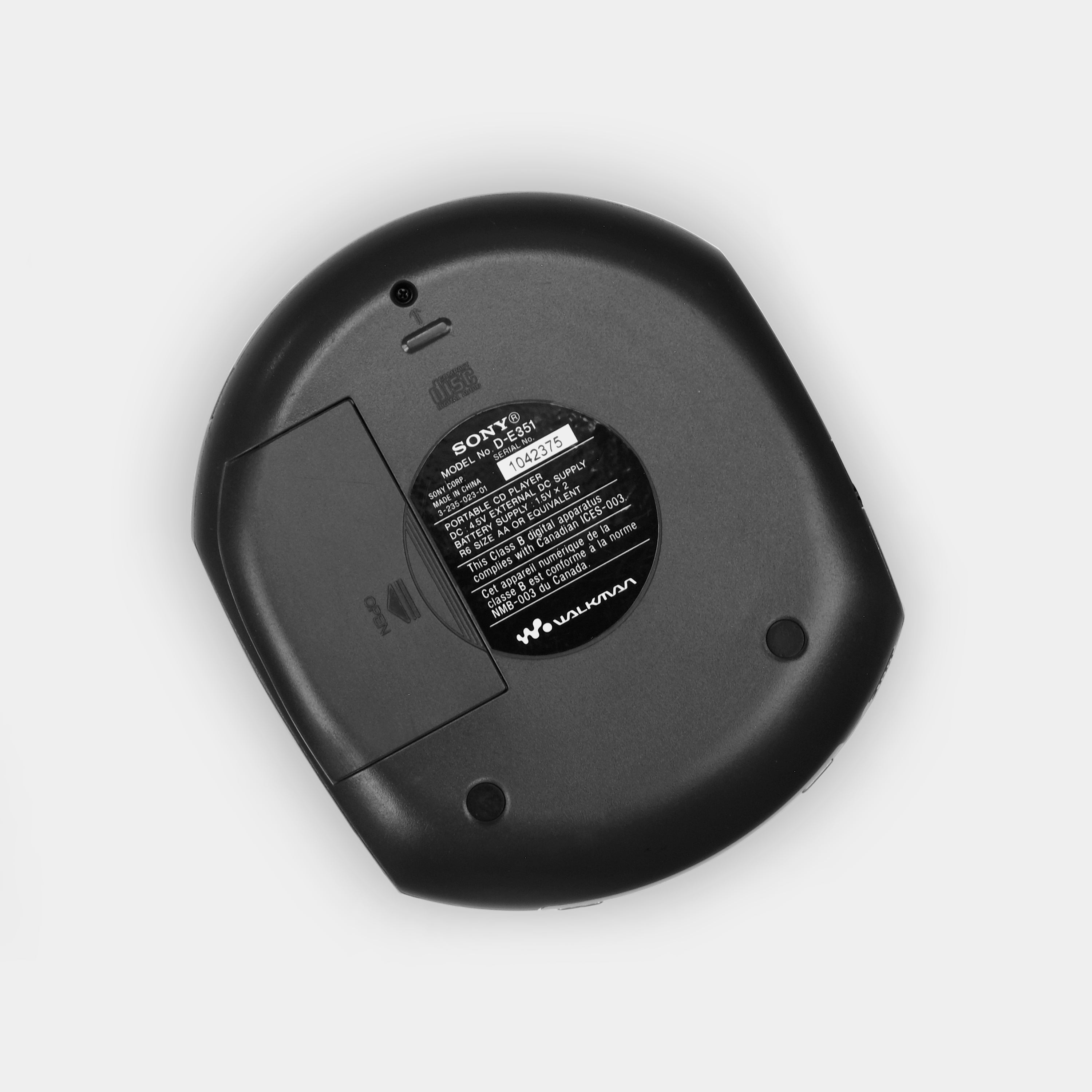 Sony Walkman D-E351 Blue Portable CD Player