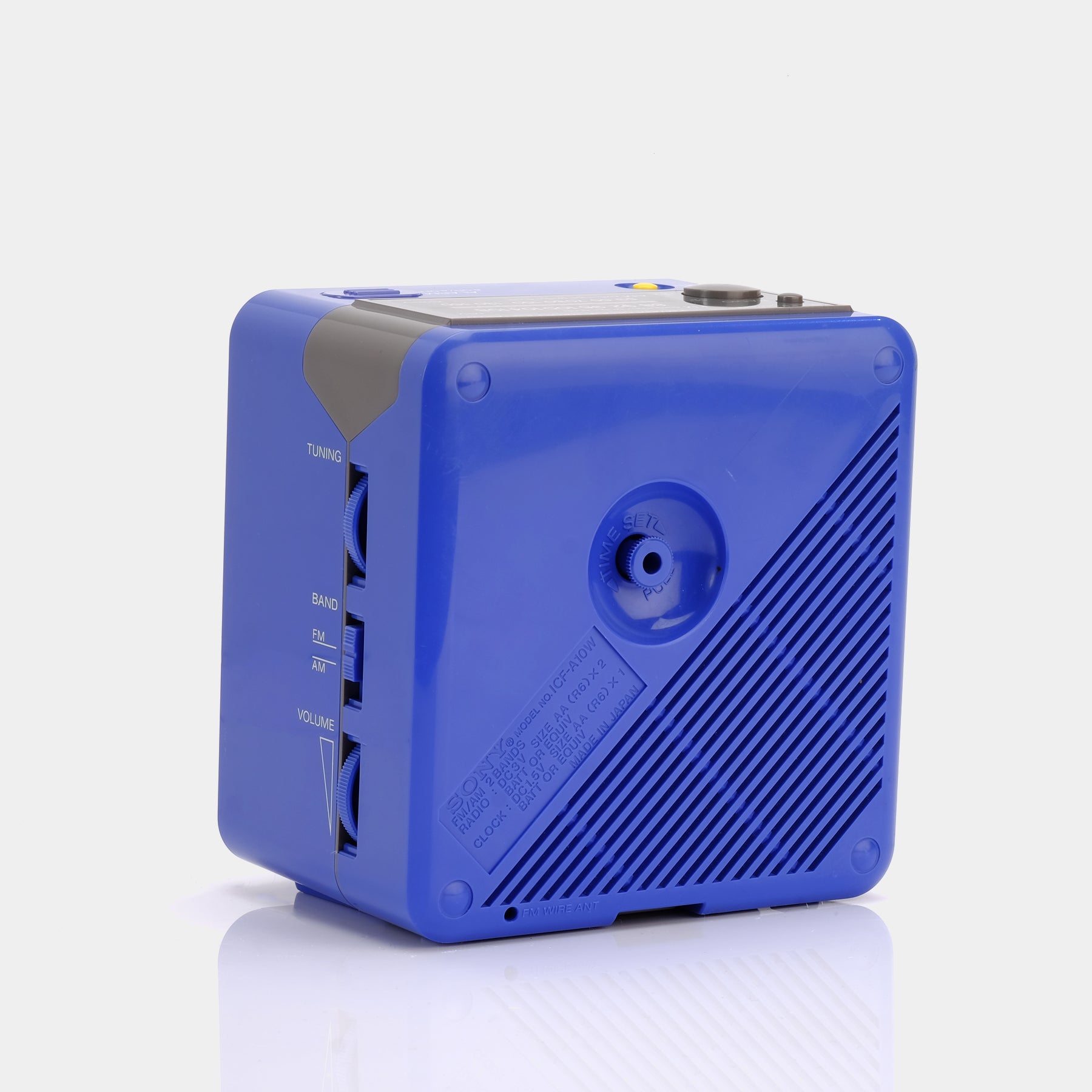 Sony ICF-A10W Blue AM/FM Alarm Clock Radio