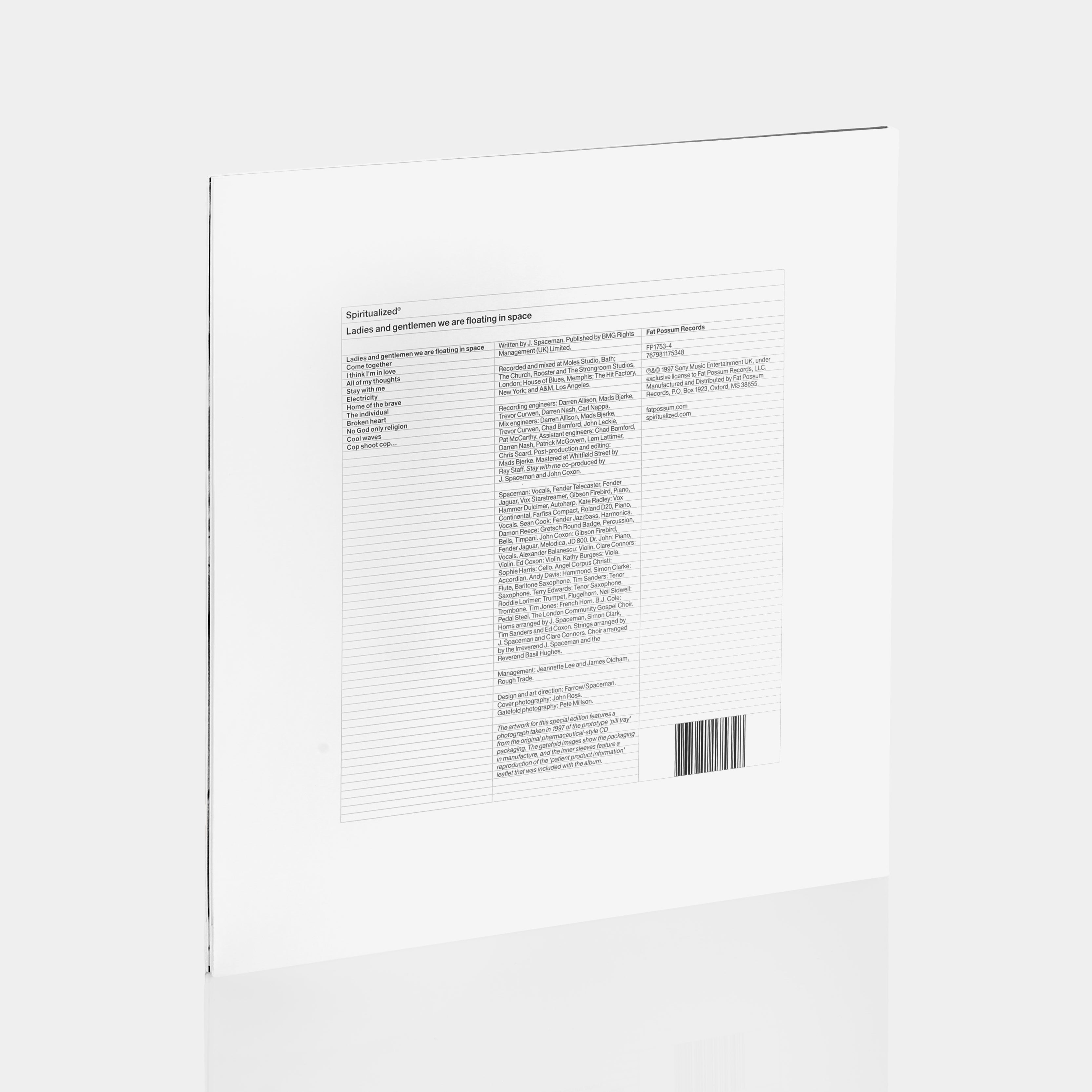 Spiritualized - Ladies and gentlemen we are floating in space 2xLP Neptune Blue Vinyl Record