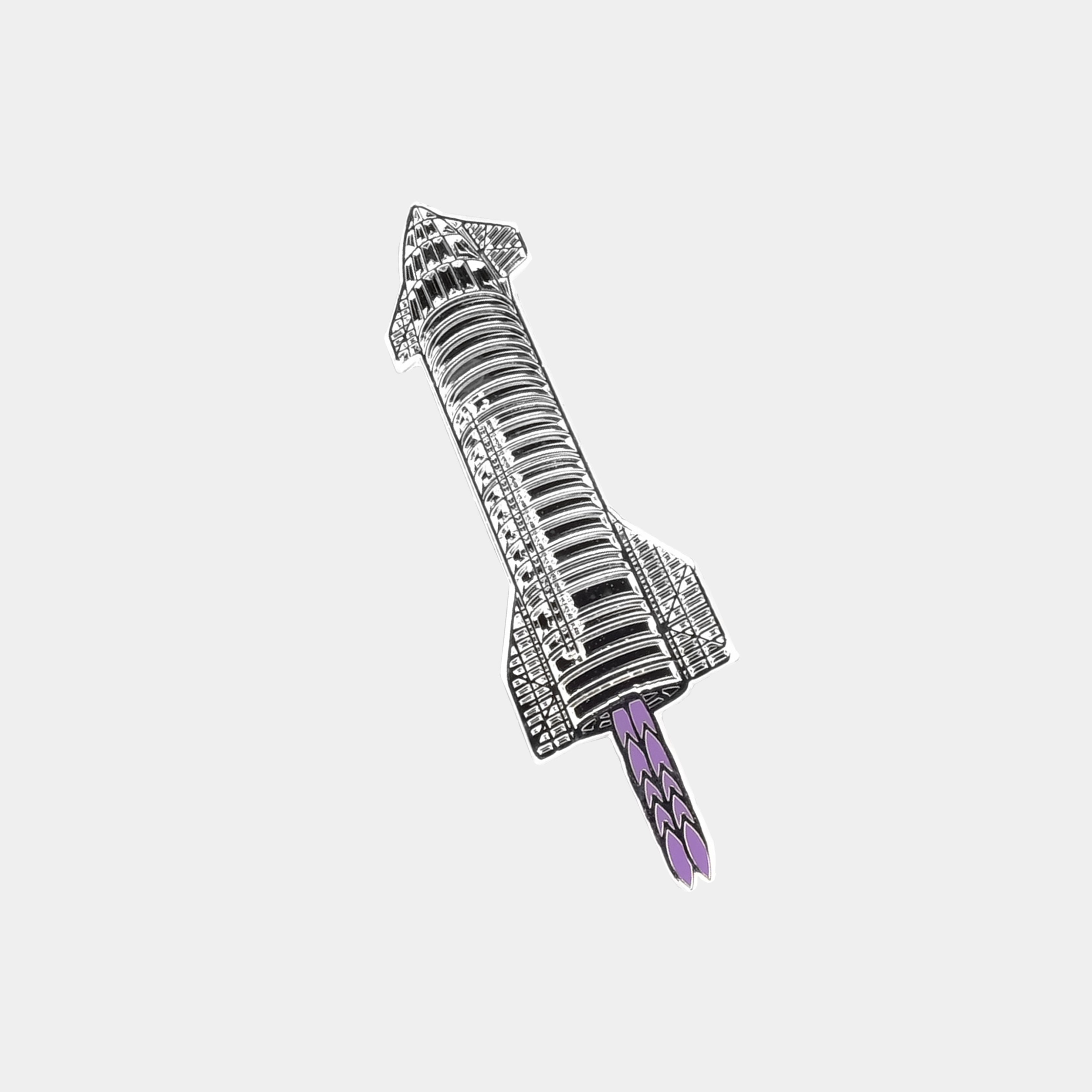 SpaceX Starship Enamel Pin