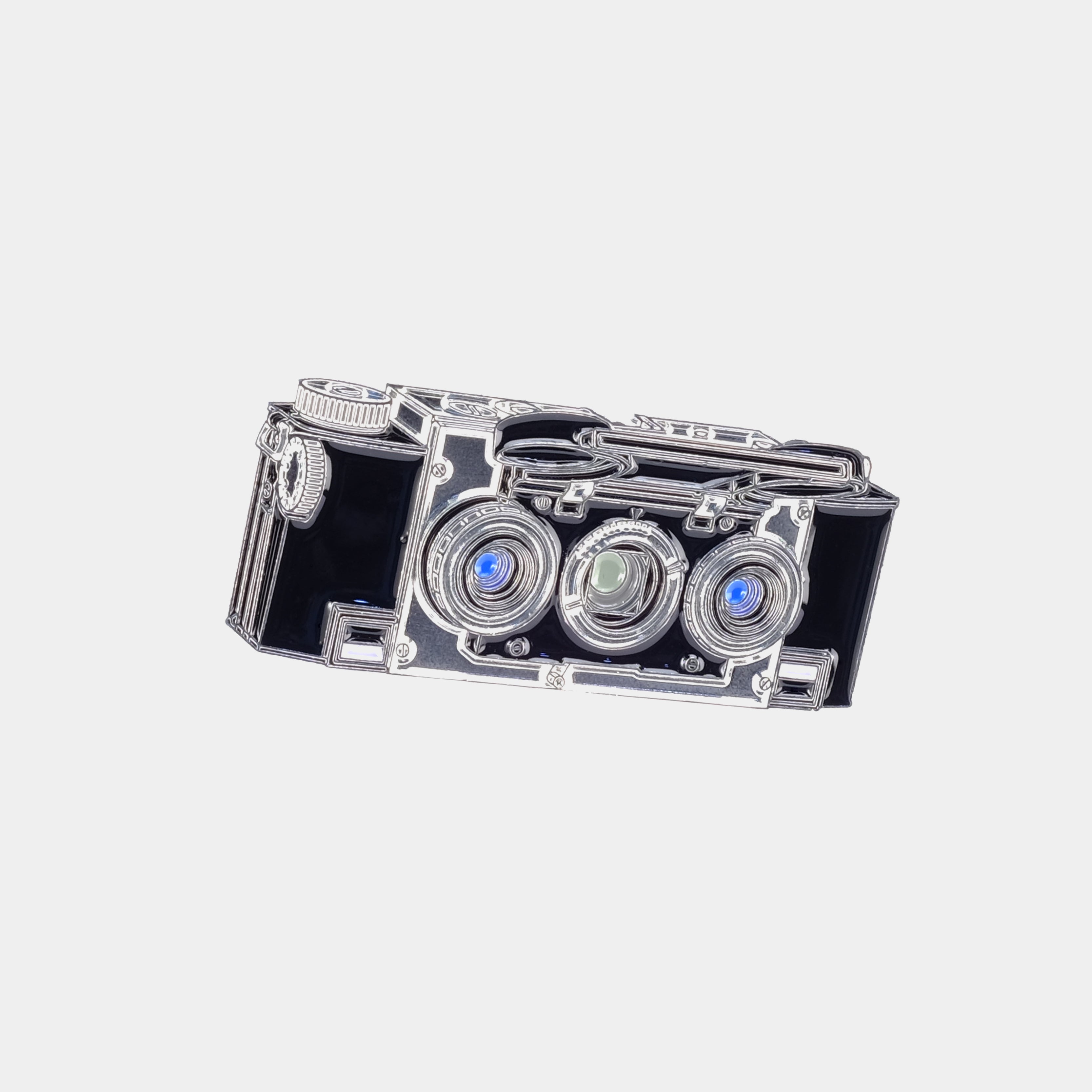 Stereo Realist Camera Enamel Pin