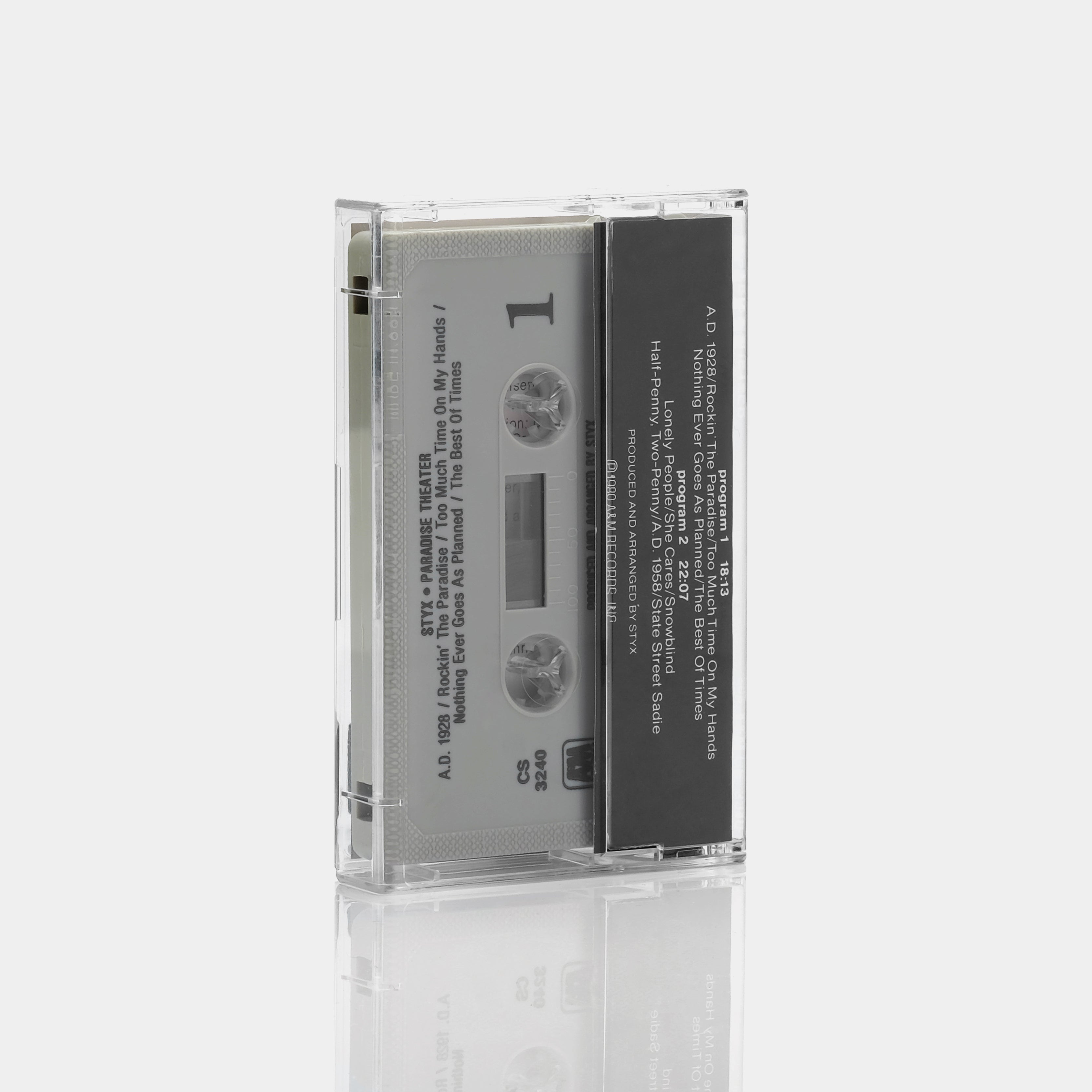 Styx - Paradise Theater Cassette Tape