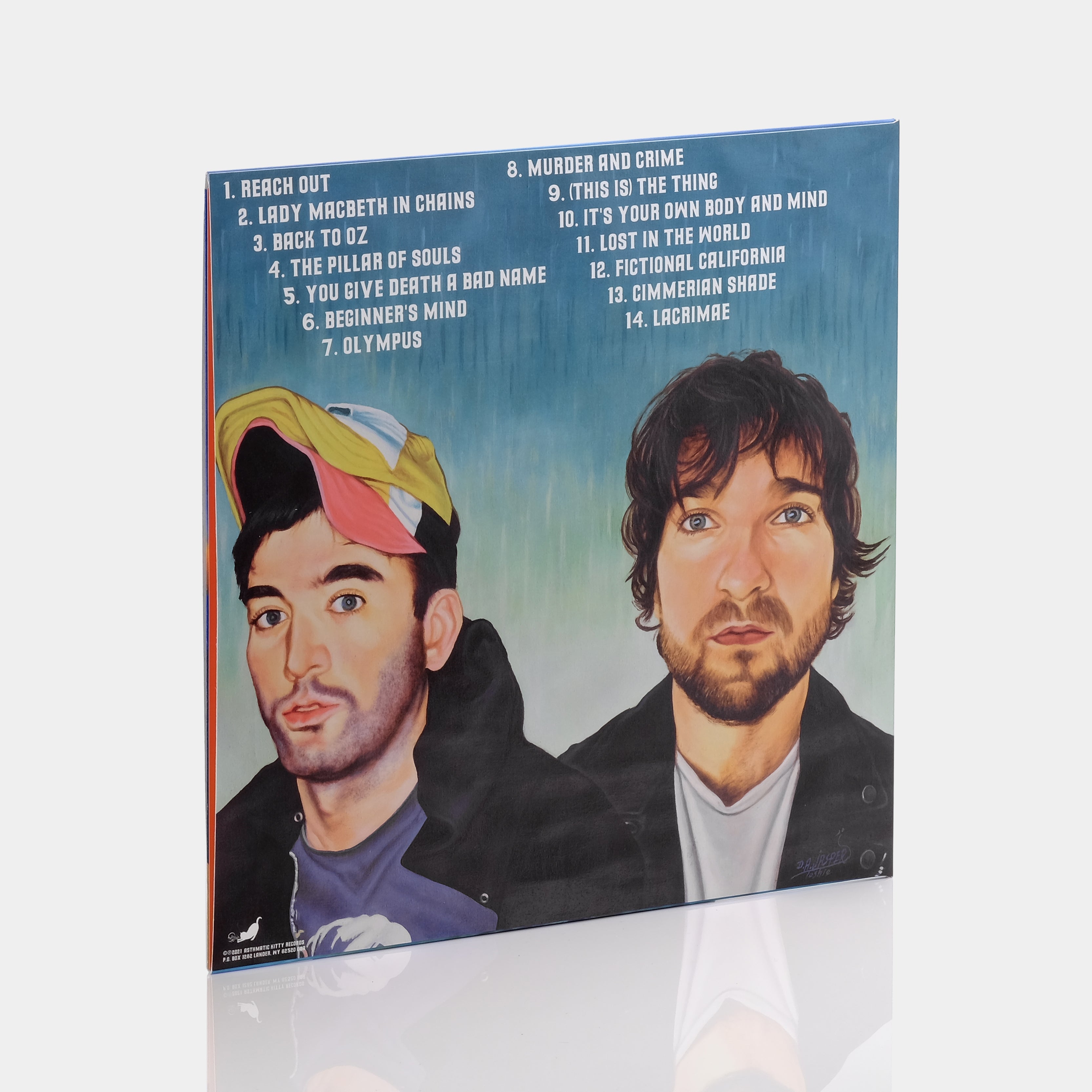 Sufjan Stevens & Angelo De Augustine - A Beginner's Mind LP Olympus Perseus Shield Gold Vinyl Record