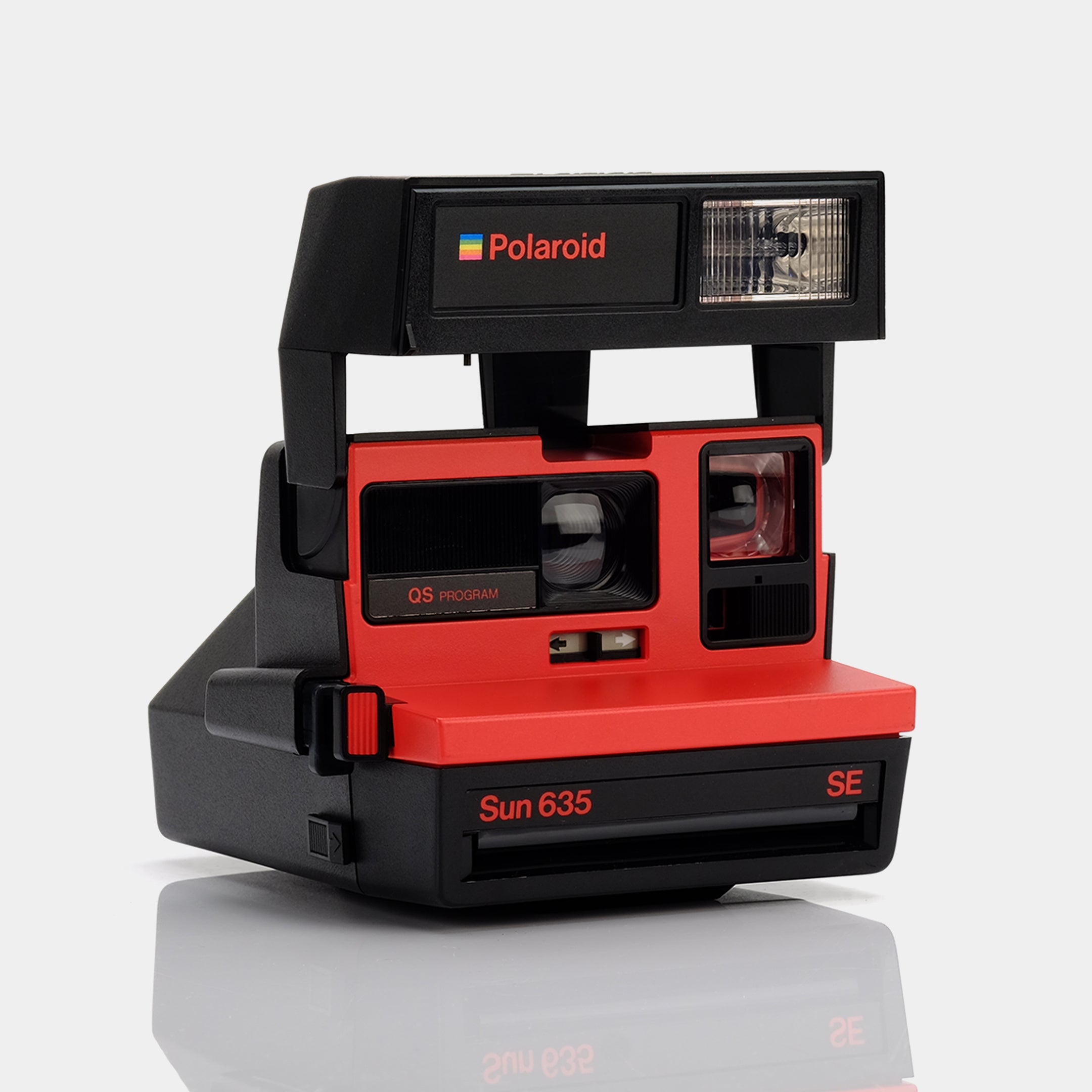 Polaroid 600 Sun635 SE Red Instant Film Camera