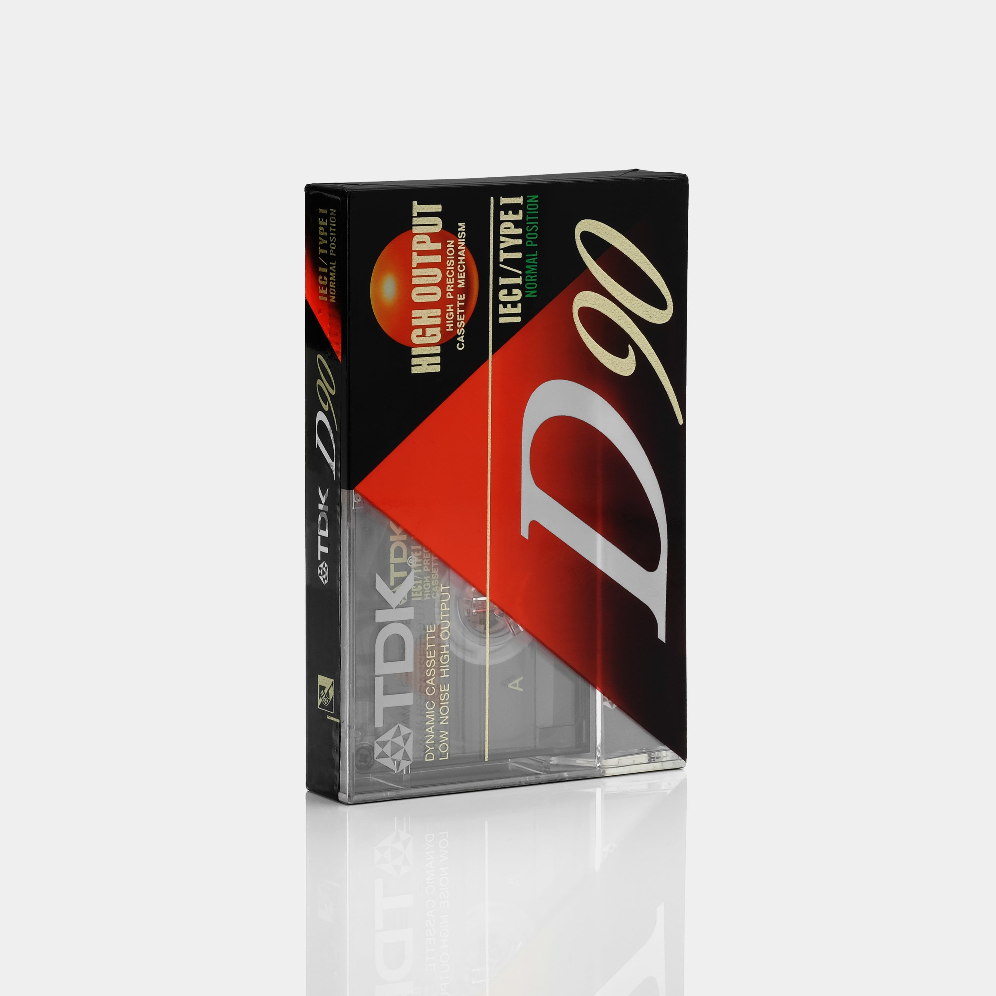 TDK D90 Type I 90 Min Blank Cassette Tape