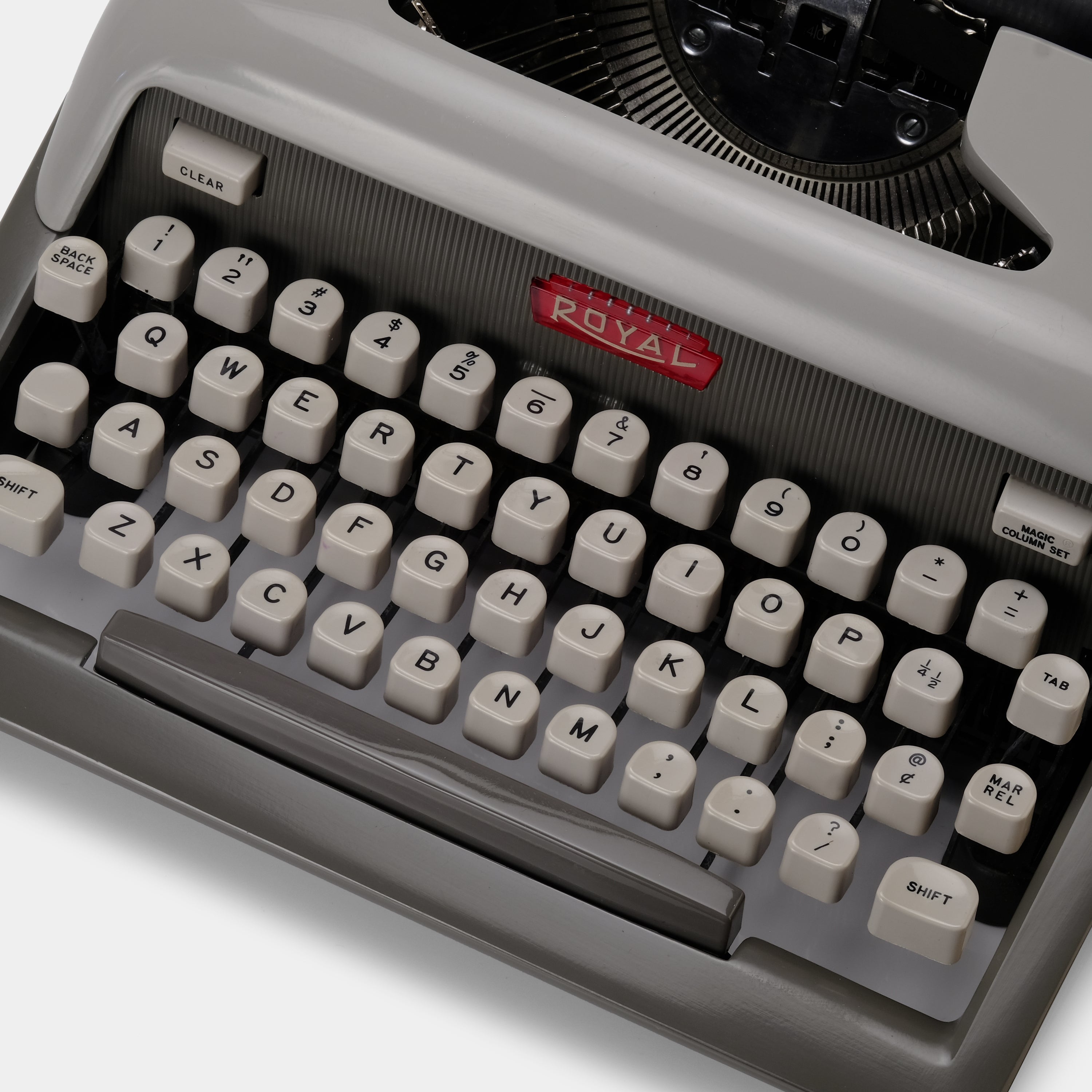 Royal Futura 800 Grey Manual Typewriter and Case