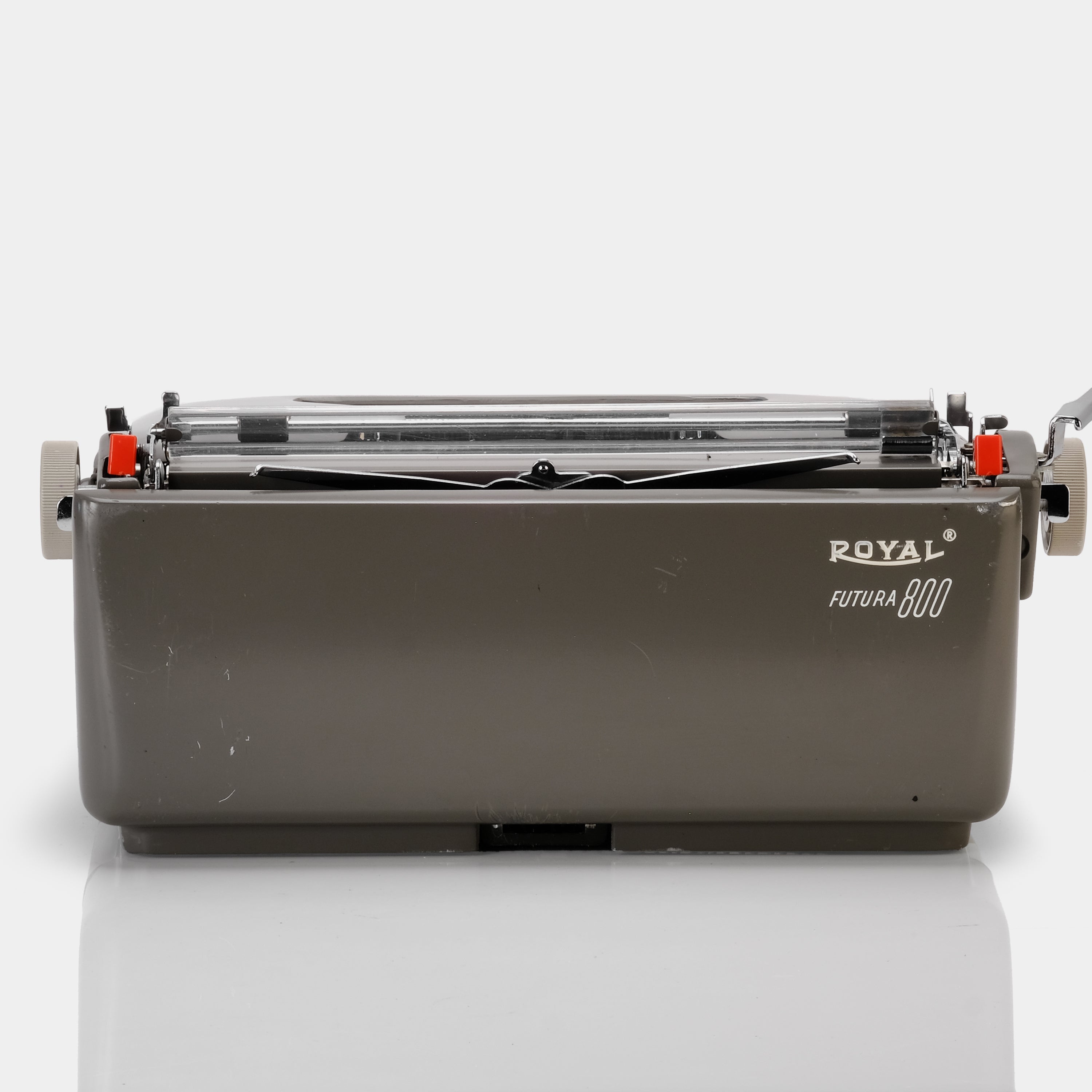 Royal Futura 800 Grey Manual Typewriter and Case