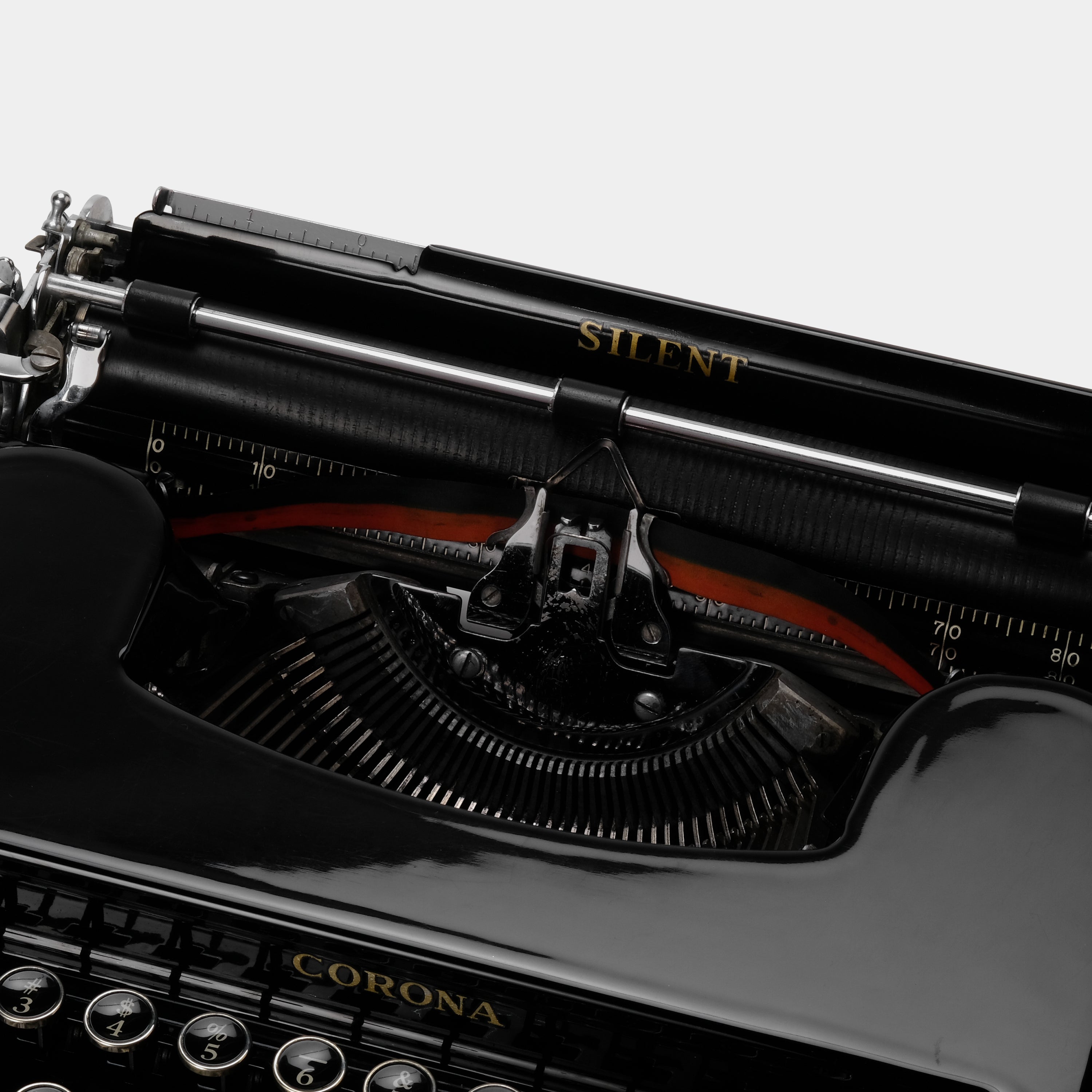 Smith-Corona Silent Black Manual Typewriter and Case