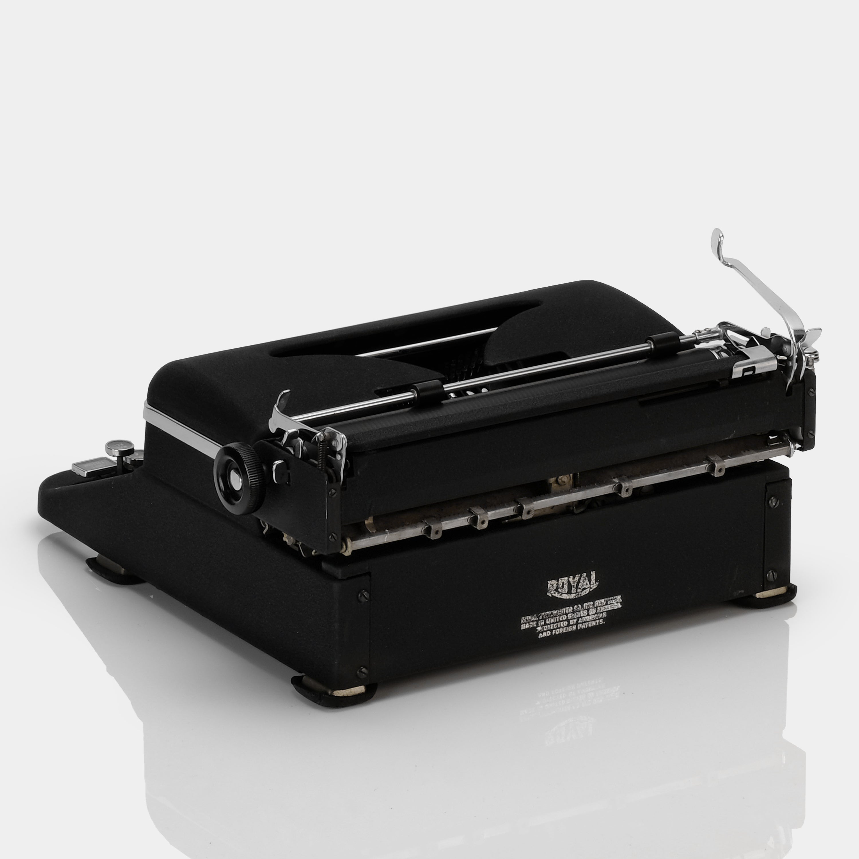 Royal Aristocrat Black Manual Typewriter