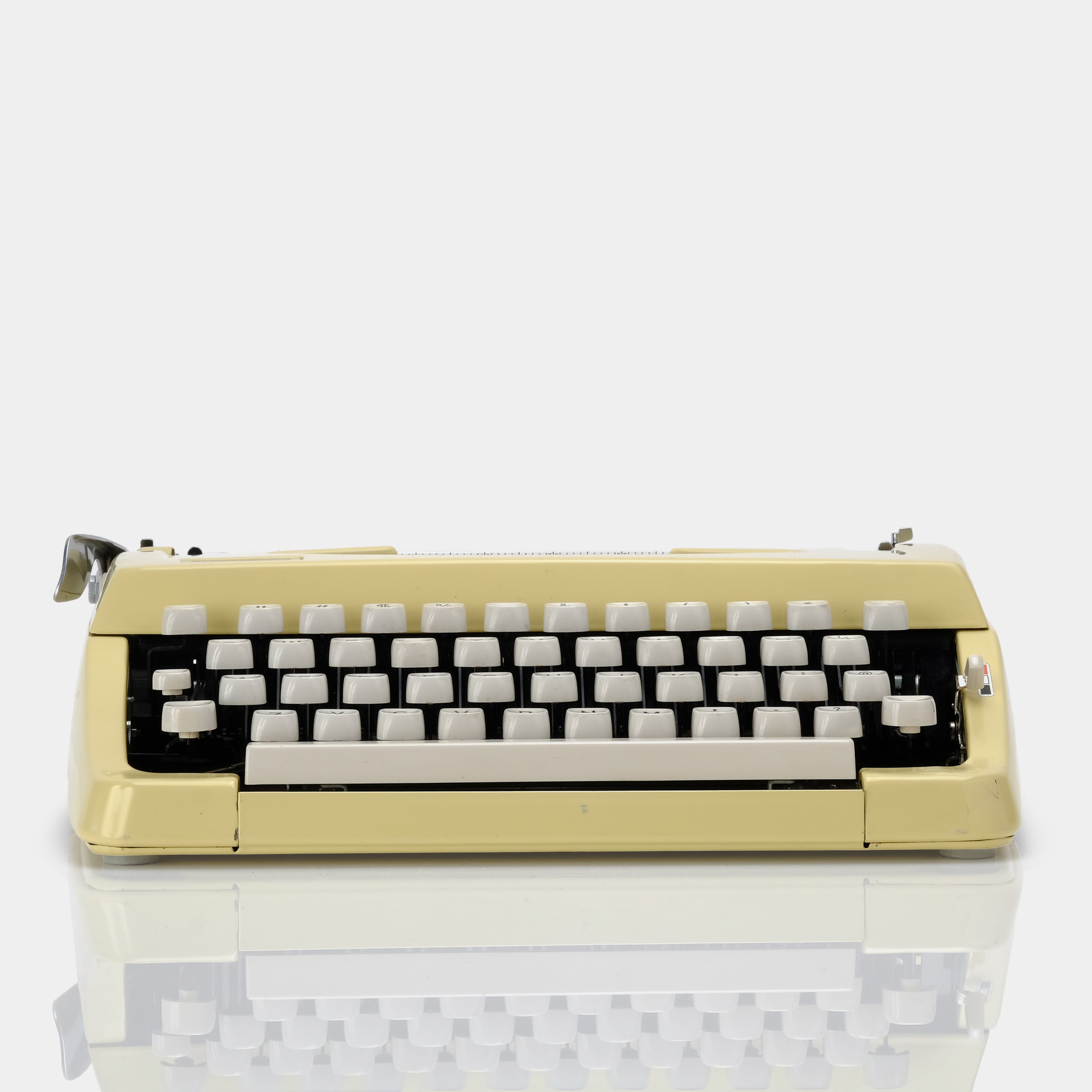 Wedgefield 100 Yellow Manual Typewriter and Case