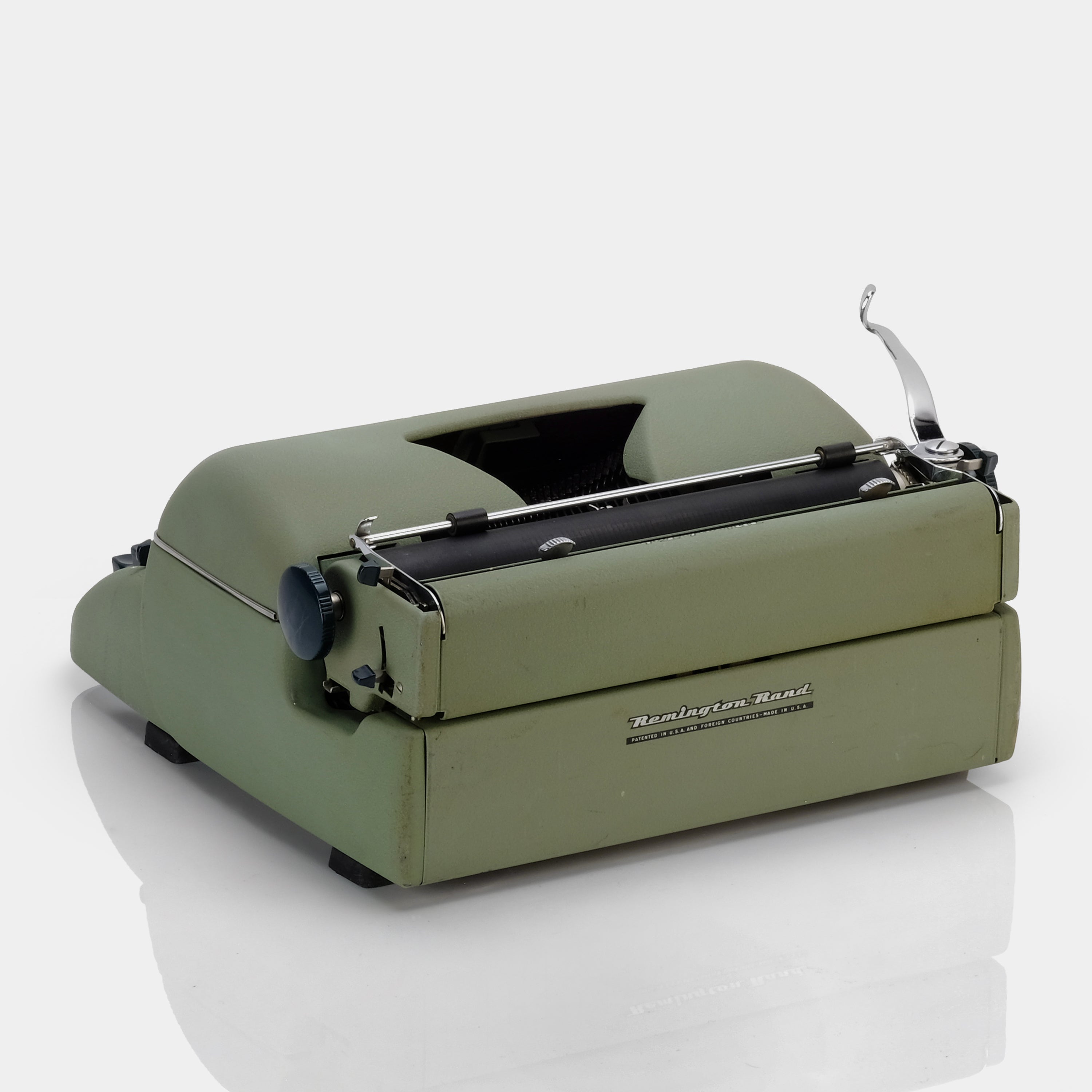 Remington Quiet-Riter Green Manual Typewriter and Case