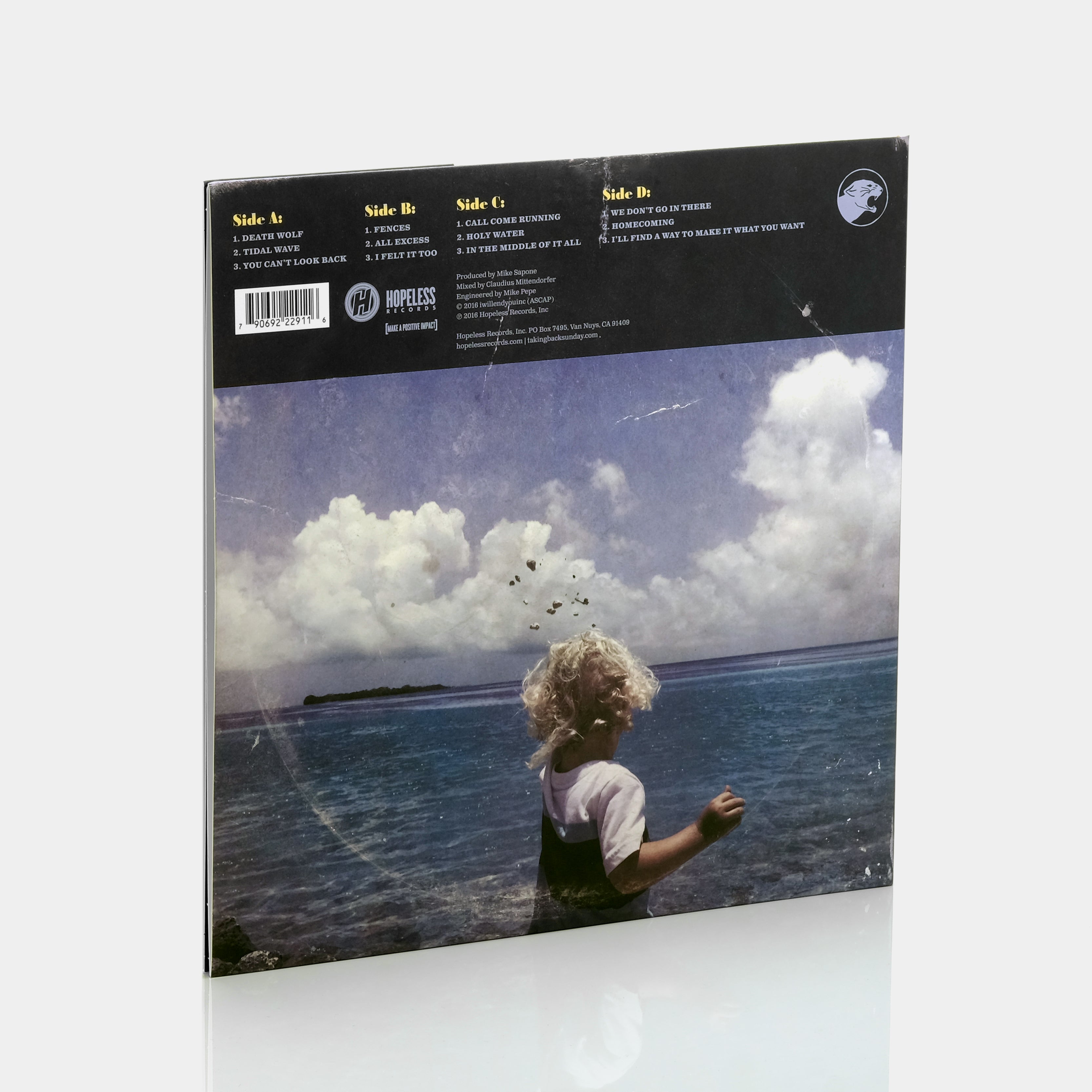 Taking Back Sunday - Tidal Wave 2xLP Blue Vinyl Record