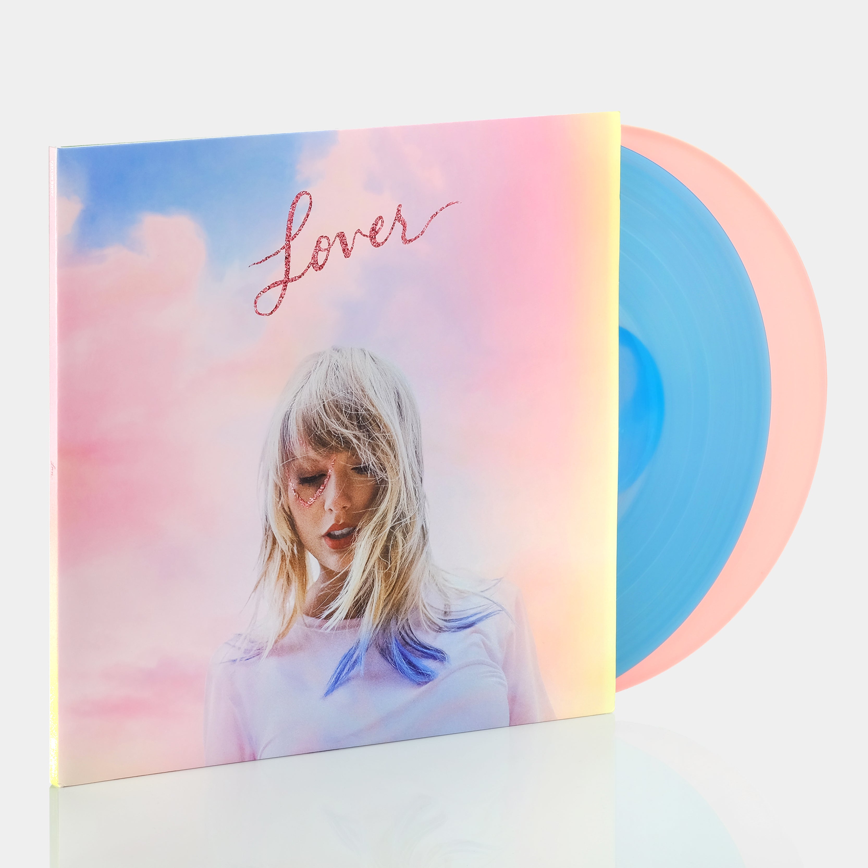 Taylor Swift - Lover LP Pink & Blue Translucent Vinyl Record