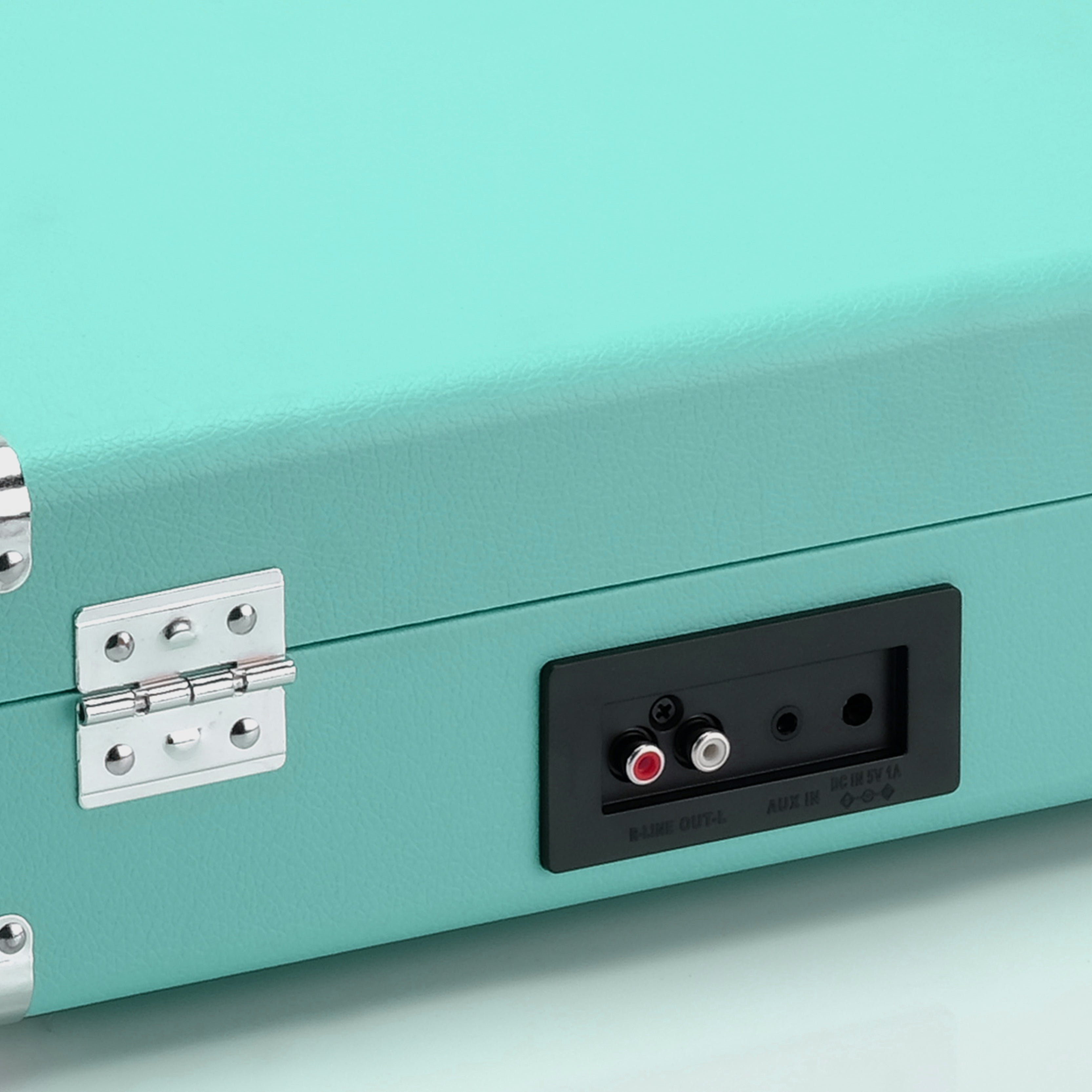 Crosley Cruiser Deluxe Turquoise Portable Turntable with Bluetooth