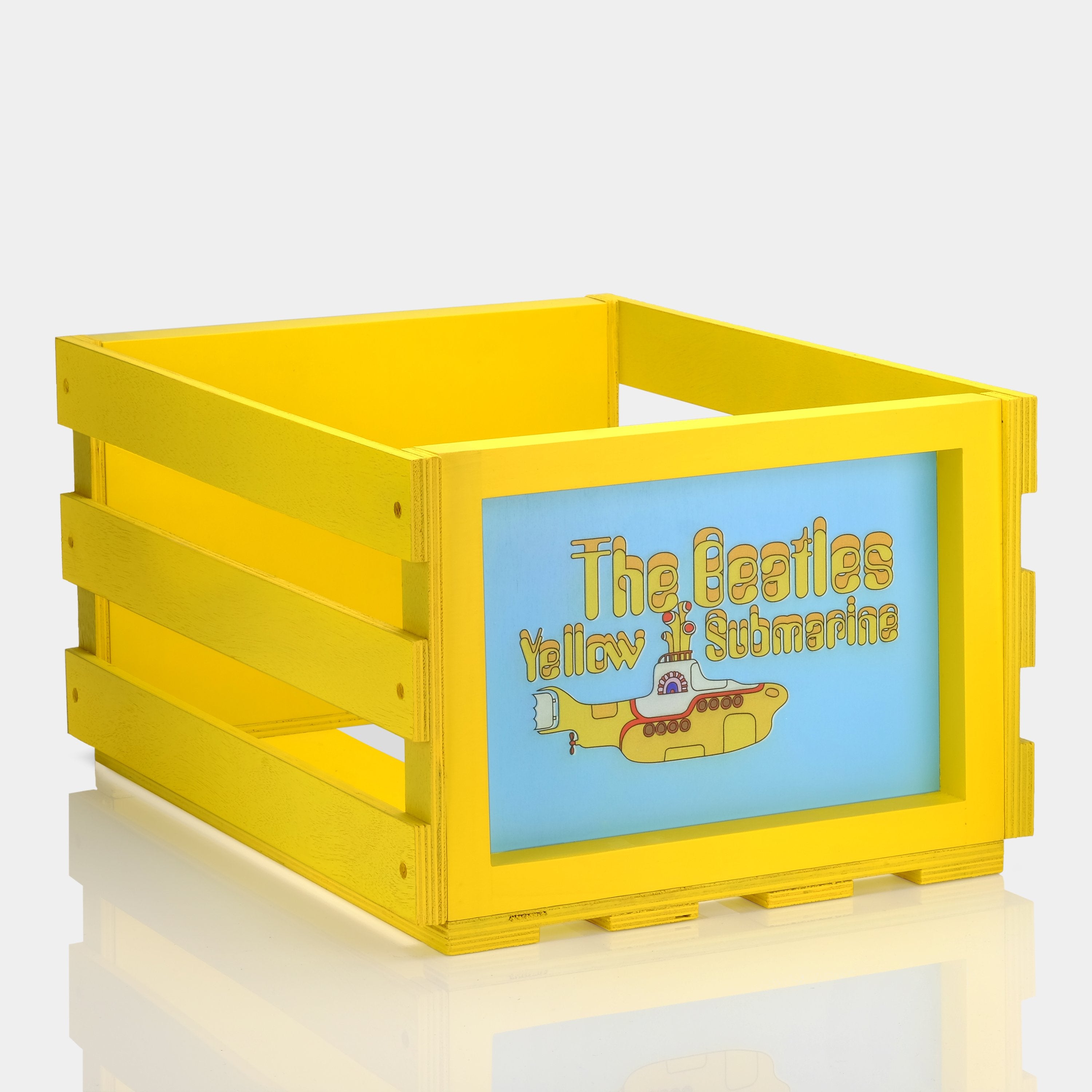 The Beatles "Yellow Submarine" Record Storage Crate