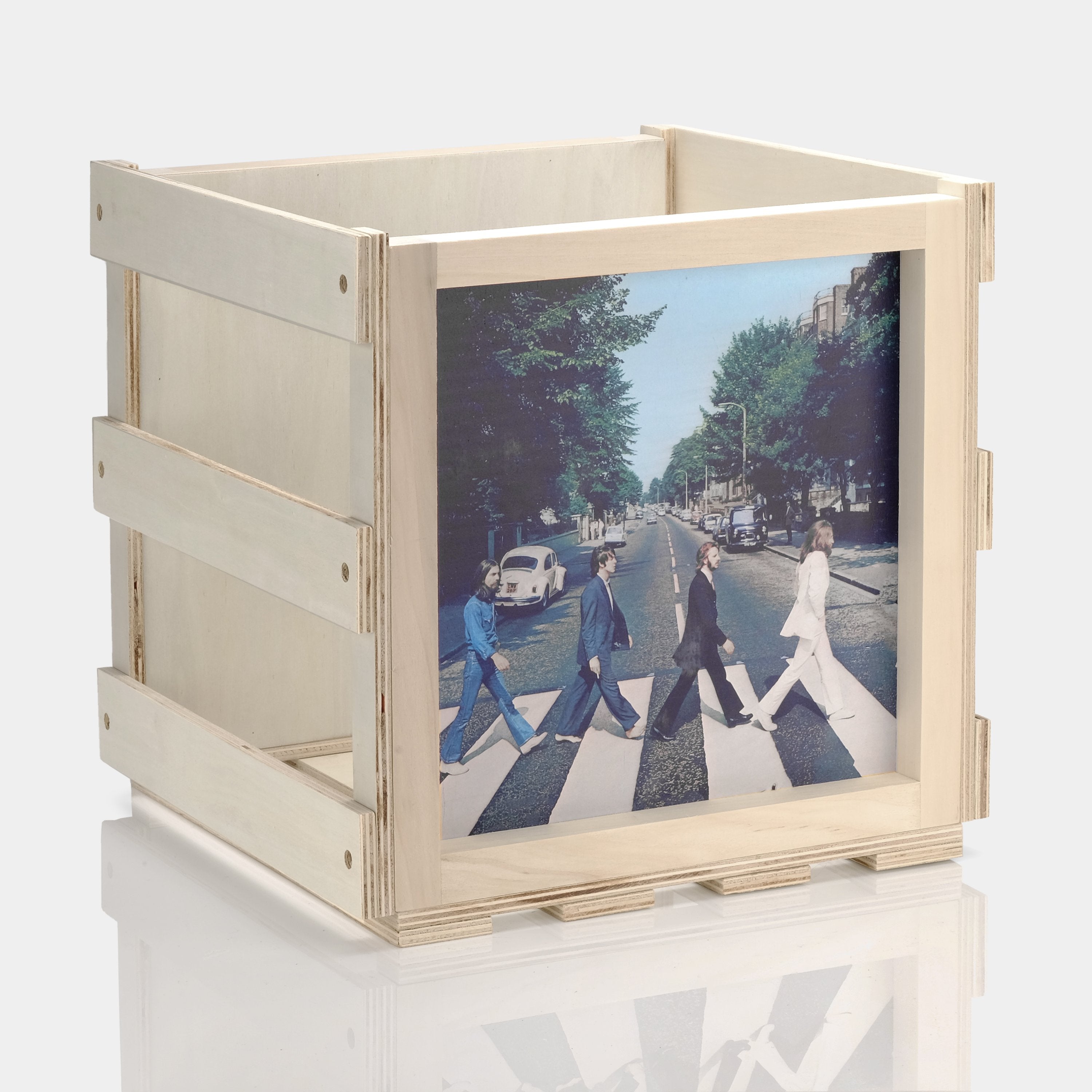 The Beatles "Abbey Road" Stackable Record Storage Crate