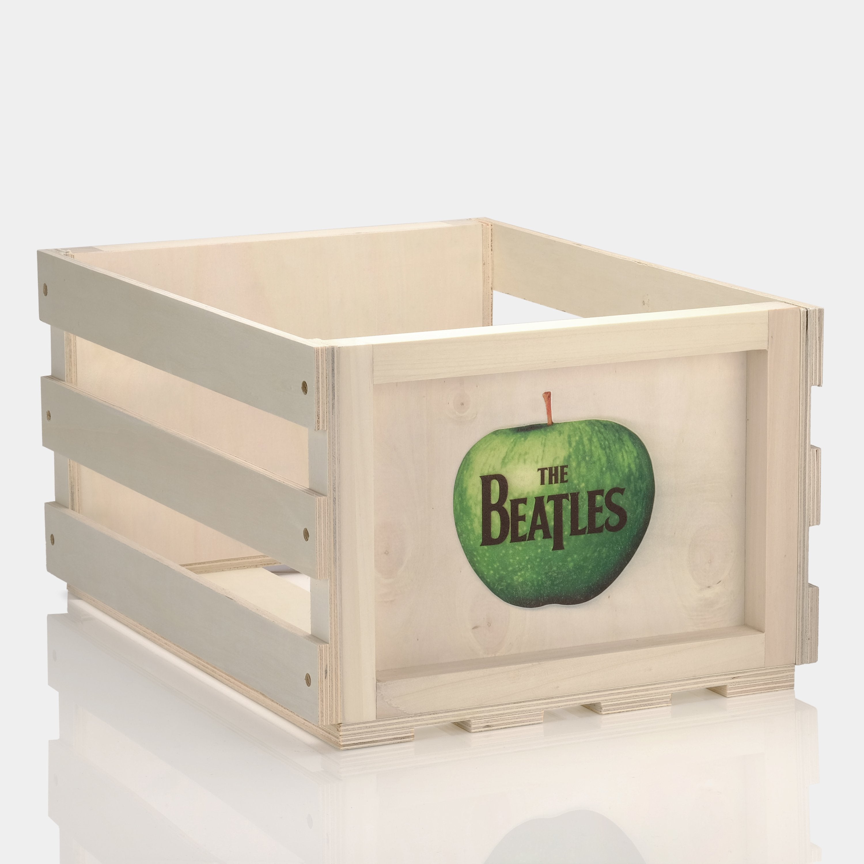 The Beatles Logo Record Storage Crate